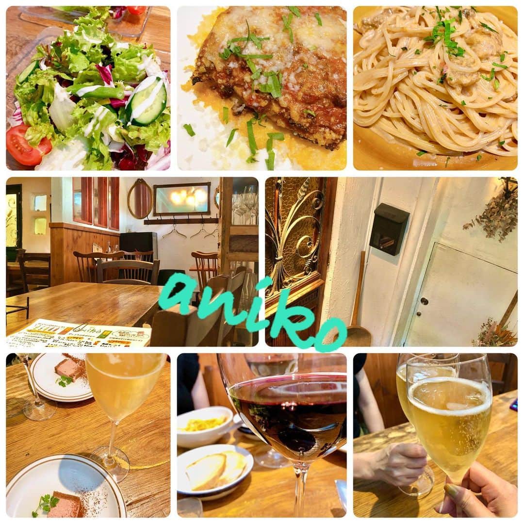 川野友美さんのインスタグラム写真 - (川野友美Instagram)「「aniko」さん行ってきたよ🍷 ⁡ @aniko_akasaka  ⁡ 赤坂にある、イタリア"マルケ"の郷土料理と美味しいワインが味わえるお店❤️ 一度行ってからトリコですー✨ 素敵なマスターと美味しい料理とお酒！ 内装もこだわりある可愛い空間☺️ 最高すぎます😊 ⁡ ⁡ ママ友と急遽行ってタイミング良く少し待っただけで入れました！ いつも満席、予約必須です✨ ⁡ ⁡ そのまま帰る予定が飲み足りないから昼間なのに2軒目へ🤣 駅前のBar👍 「b&r」さん✨ 見たことないヒューガルデンのロゼを出してくれました😲 ⁡ ⁡ これでも話し足りなかったからまた近々行きましょう🥂 ⁡ ⁡ ⁡ #今日のコーデ #ootd #今日のコーディネート #39grammer #インスタグラマー  #公式サンキュグラマー #男の子ママ  #二児ママ  #2人育児  #兄弟  #model  #プチプラ #オシャレさんと繋がりたい  #写真好きな人と繋がりたい  #料理好きな人とつながりたい  #犬好きと繋がりたい #撮影依頼募集 #フリーモデル #撮影モデル #ママモデル #サロンモデル #赤坂 #イタリアン #バー #ママ友 #昼飲み #ワイン #shooting #japan #world」6月7日 8時23分 - mamatomochi