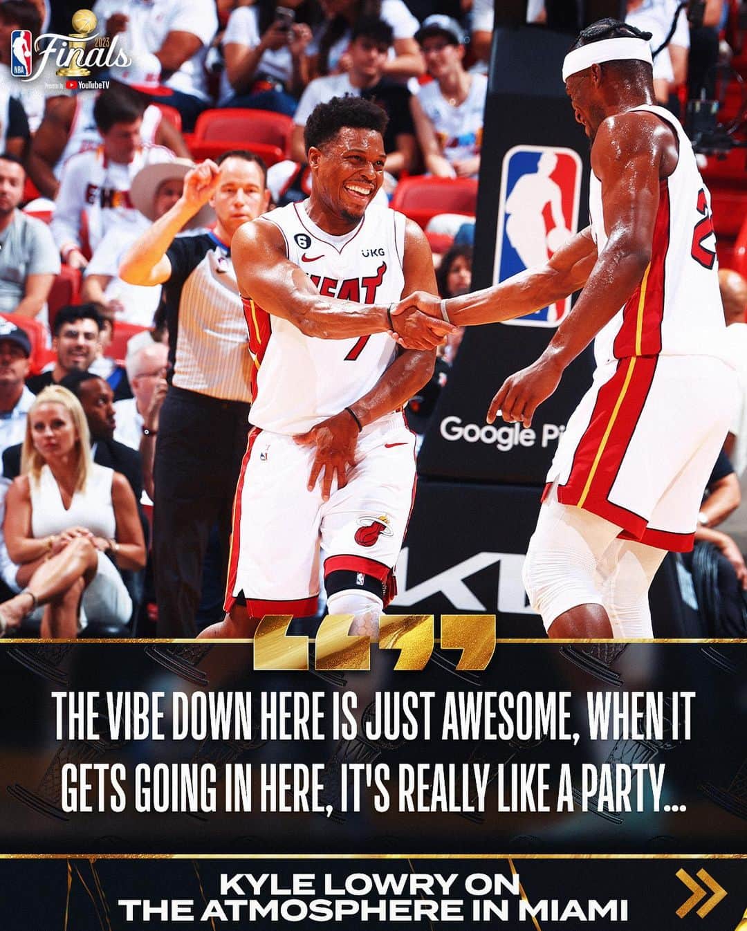 NBAさんのインスタグラム写真 - (NBAInstagram)「Miami Vibes!  🏆 Game 3: 8:30pm/et WEDNESDAY on ABC」6月7日 8時18分 - nba