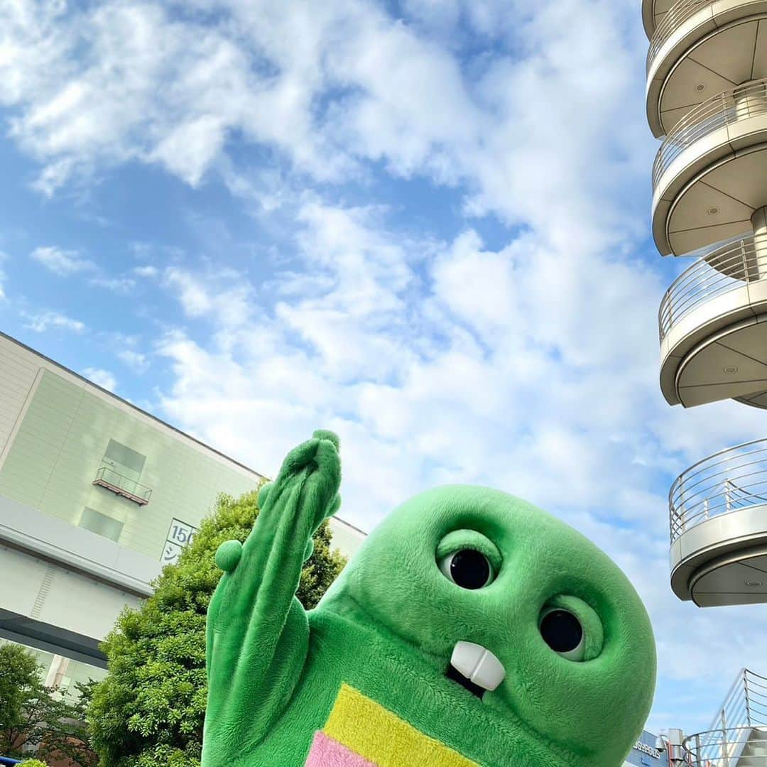 ガチャピンさんのインスタグラム写真 - (ガチャピンInstagram)「おはよー！」6月7日 9時10分 - gachapin_official