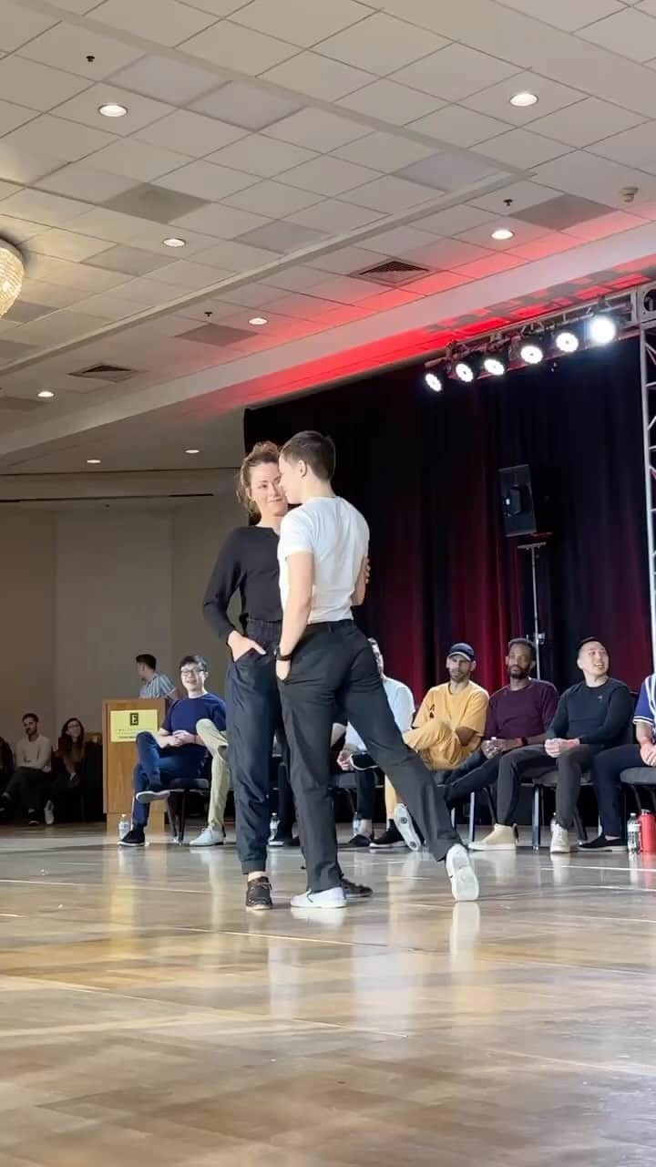 ジェニファー・グレイのインスタグラム：「oh let me clarify… this is the brilliant @anna.wallace.731 dancing with @leolorenzooo, a west coast swing pro dancer i’ve been insta-stalking, cuz i’ve been obsessed with wanting to learn this style of dance since before the pandemic… and guess who just came to town??! though it is soooo very humbling to be a beginner… but totally worth it! #danceislife #youregoisnotyouramigo   Repost: @leolorenzooo  When you draw your new Dance Crush 🔥 Thank you so much @anna.wallace.731 for this incredible dance and 1rst Place All Star ⭐️😍  🏢 @rosecityswingwcs organized by @johntlindo 🎶 "Girls Like" by @zaralarsson 📽 @grothelife 😁  Feel free to share 🙏  #dance #dancers #dancer #danse #danseurs #danseur #wcs #westcoast #westcoastswing #modernswing #coupledance #dancehall #dancing #dancevideo #dancevideos #dancelife #dancerlife #pro #profesionals #teachers #art #artists #artist #video #likeaboss #portland」