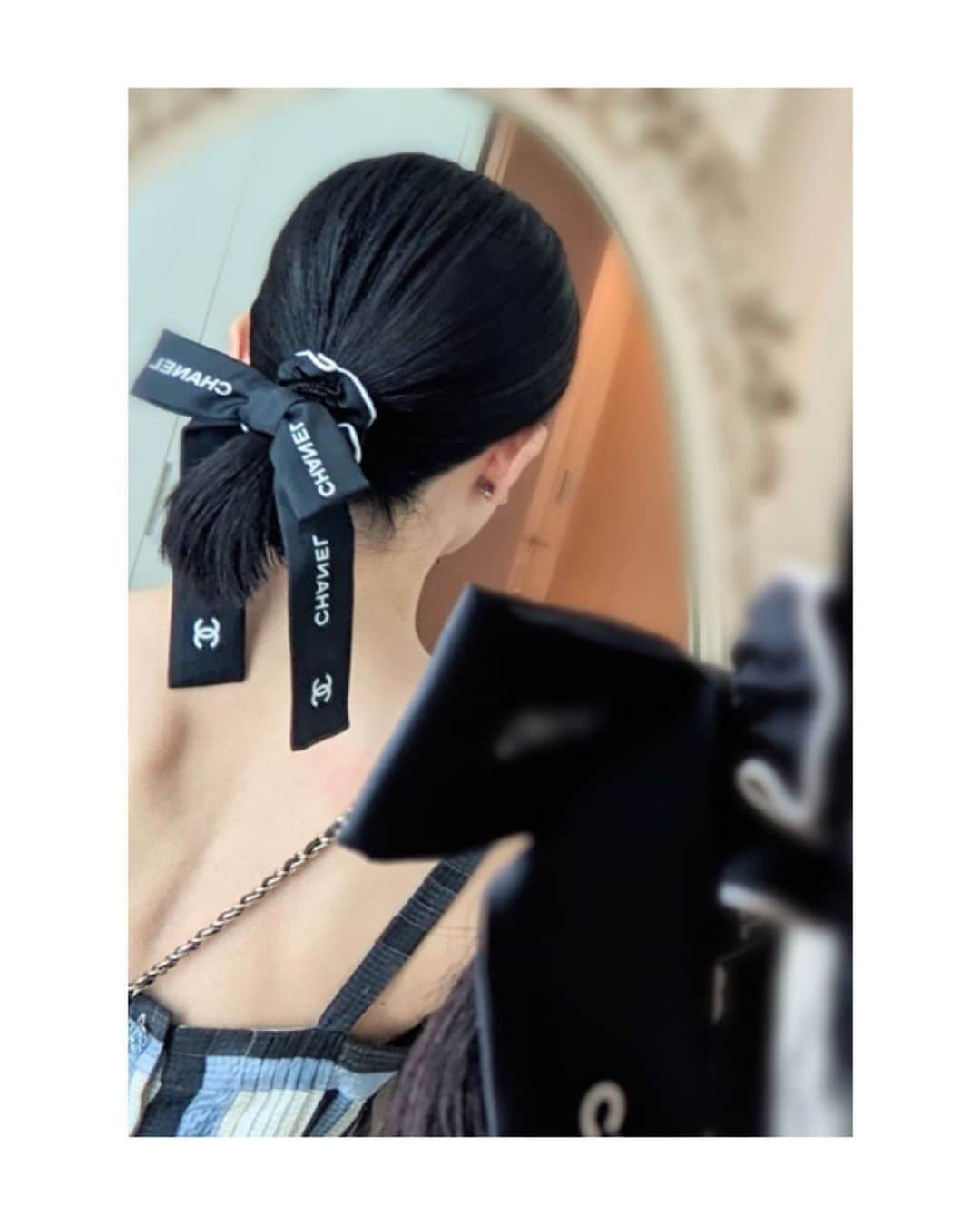 のインスタグラム：「🖤🎀🖤 #CHANEL #CHANELinTOKYO #chanelshow」