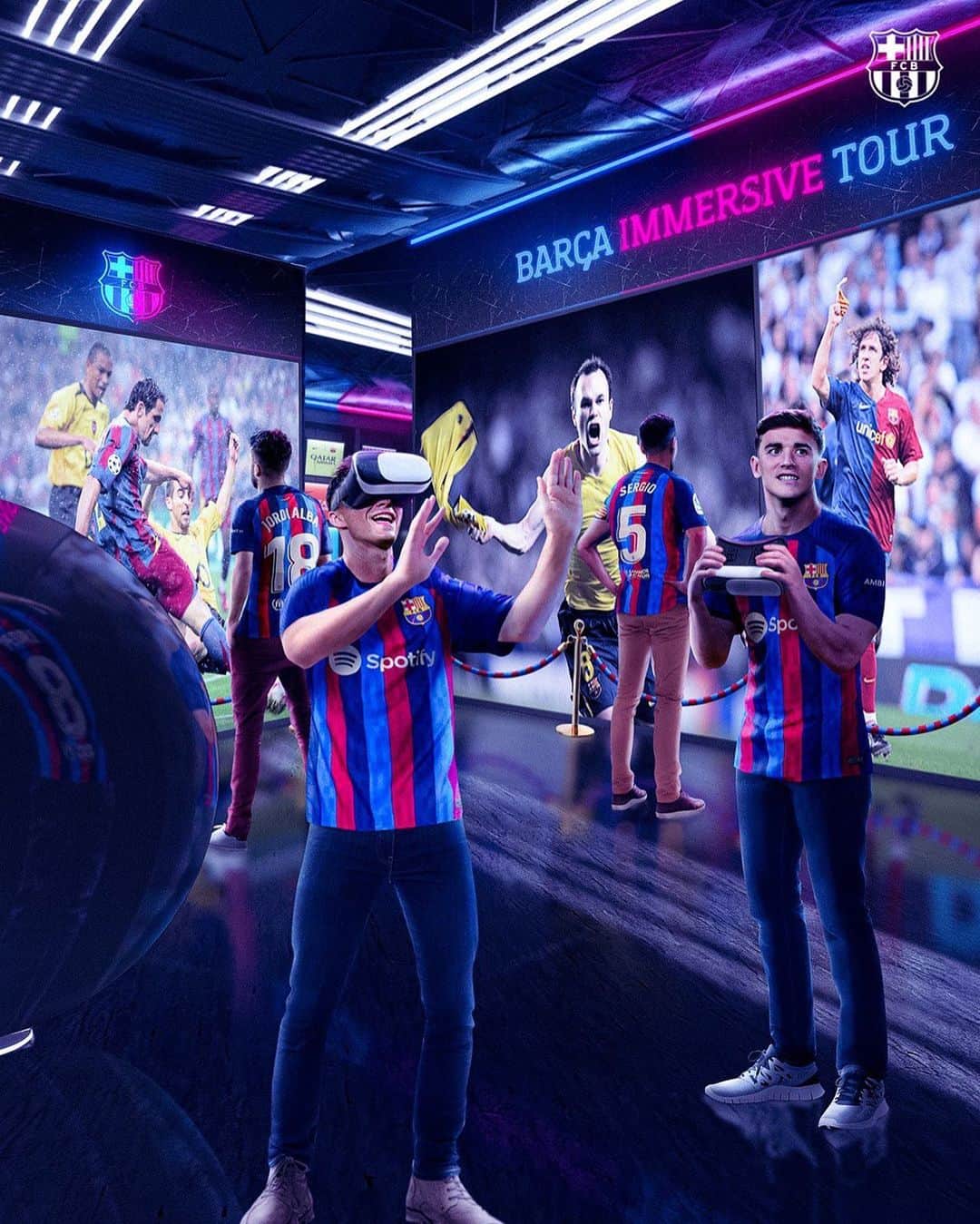 FCバルセロナさんのインスタグラム写真 - (FCバルセロナInstagram)「The Barça Immersive Tour is open! 🤩  Vine a gaudir del nou museu del Barça! 💙❤️」6月7日 20時00分 - fcbarcelona