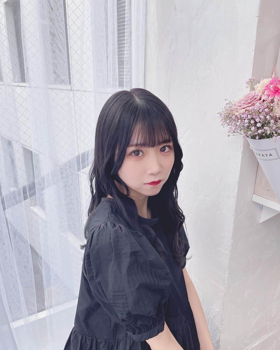 堂本千晴のインスタグラム：「🐈‍⬛🖤⋆͛*͛」
