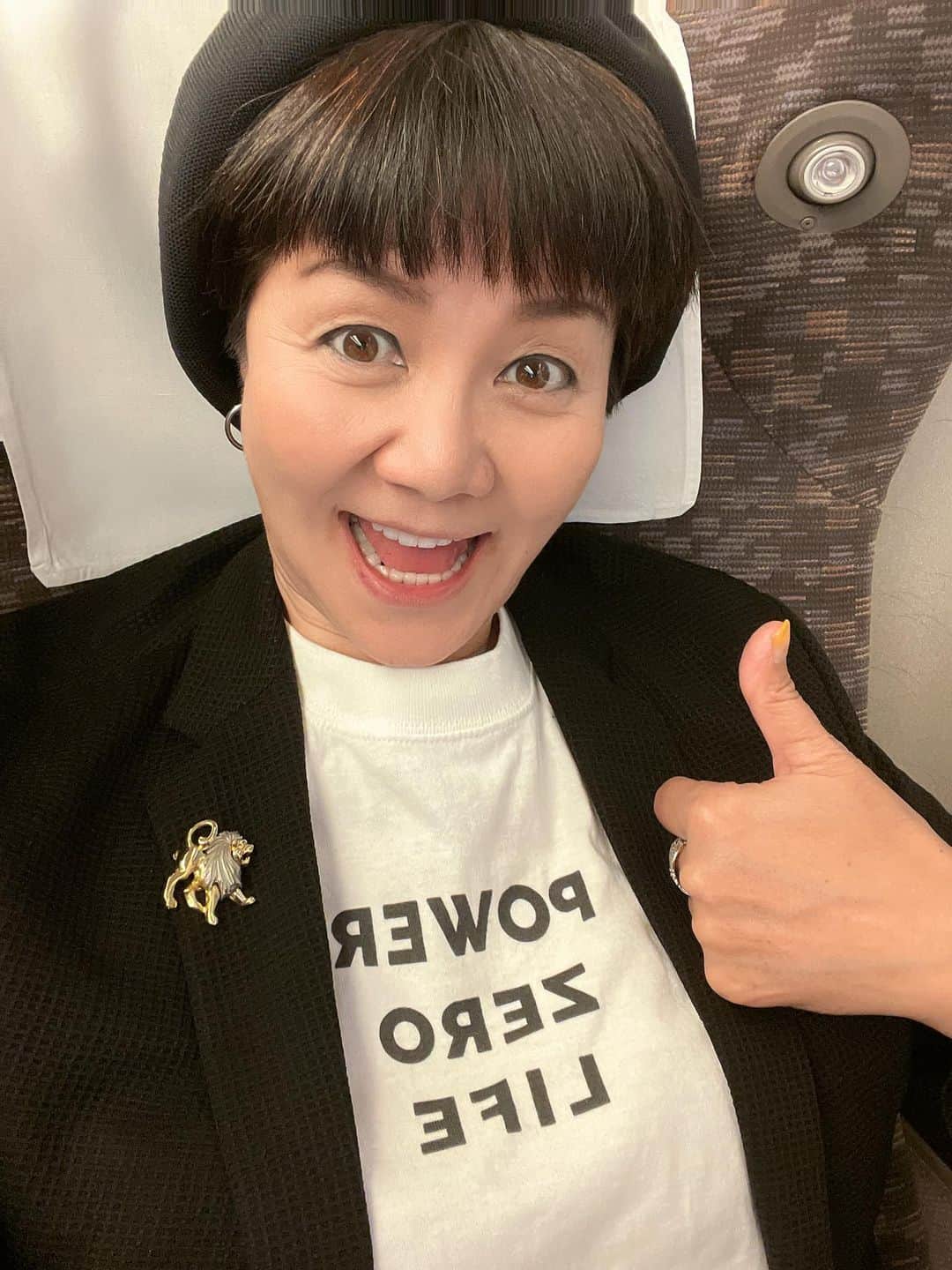 山本華世のインスタグラム：「アデリータ大名は水曜定休日なので、ちと、刺激を受けに観に行ってきます。残念な事に福岡公演がないけん。」