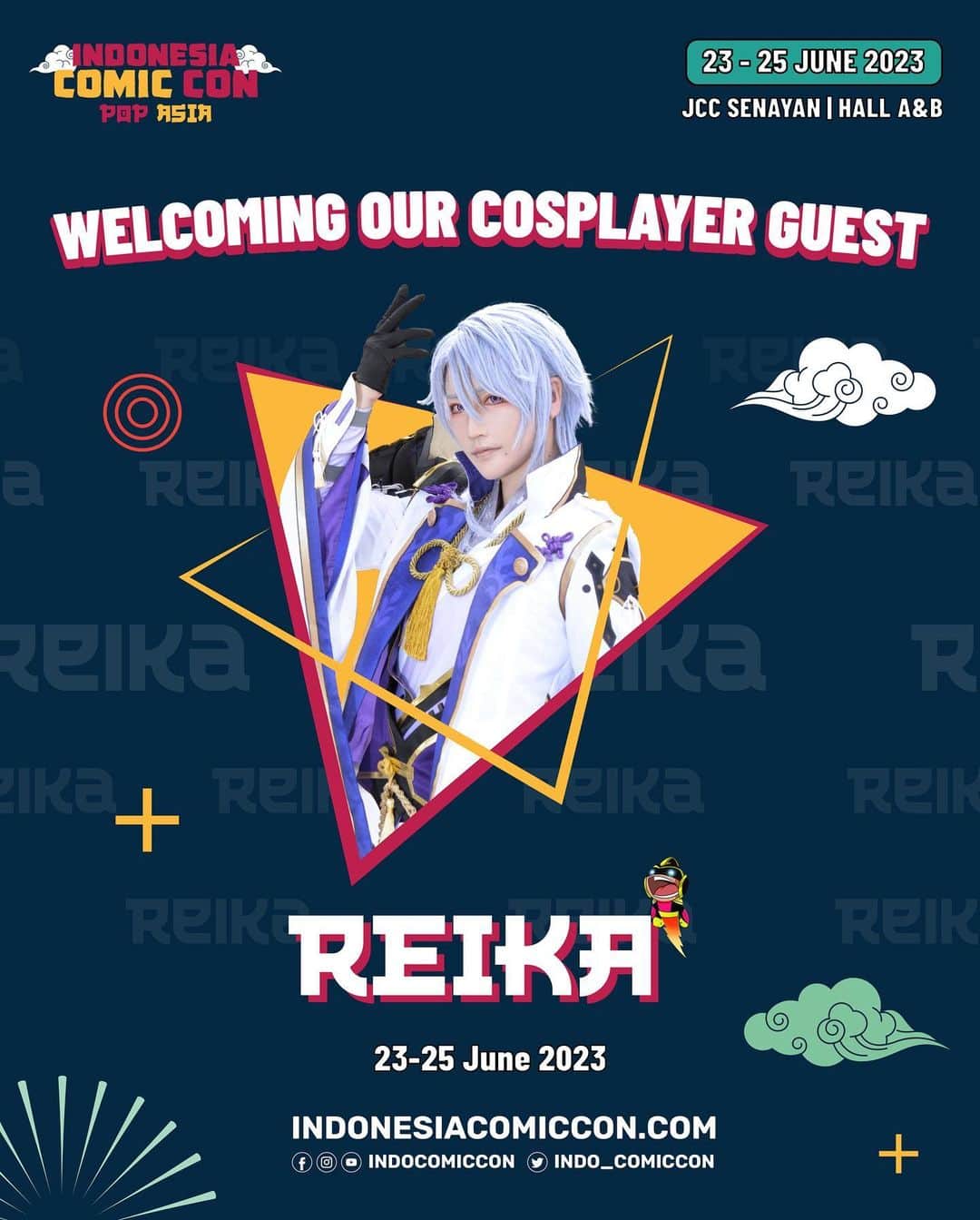 麗華のインスタグラム：「🎉 Join us in extending a warm welcome to our next Guest, Reika! Based in Tokyo, the capital of cosplay culture, she has spread her charm as a cosplayer, and skills as a costume maker, across the world.   👗 With over 600 self-made costumes, Reika's craftsmanship is unparalleled. She loves sharing her expertise through workshops on wig setting, cosplay makeup, and costume crafting. Her dedication to the community is further showcased as she serves as a judge in various cosplay competitions.  💼 Reika also collaborates with companies, producing official costumes, and actively participates in stage events, captivating audiences with her captivating cosplays.  Don't miss the opportunity to witness the incredible talent and passion of Reika as she graces our event! #indocomiccon」