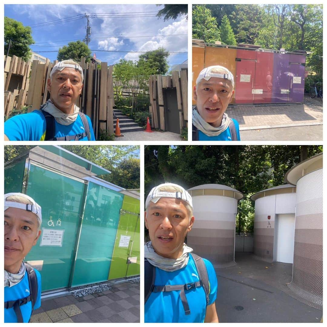 田村亮さんのインスタグラム写真 - (田村亮Instagram)「渋谷区オシャレなトイレを巡るランニング  代々木公園周辺  #トイレ巡りランニング #渋谷でトレラン #代々木公園ラン  #tokyotoilet  #ロンドンブーツ亮」6月7日 13時31分 - ryo_tamura7