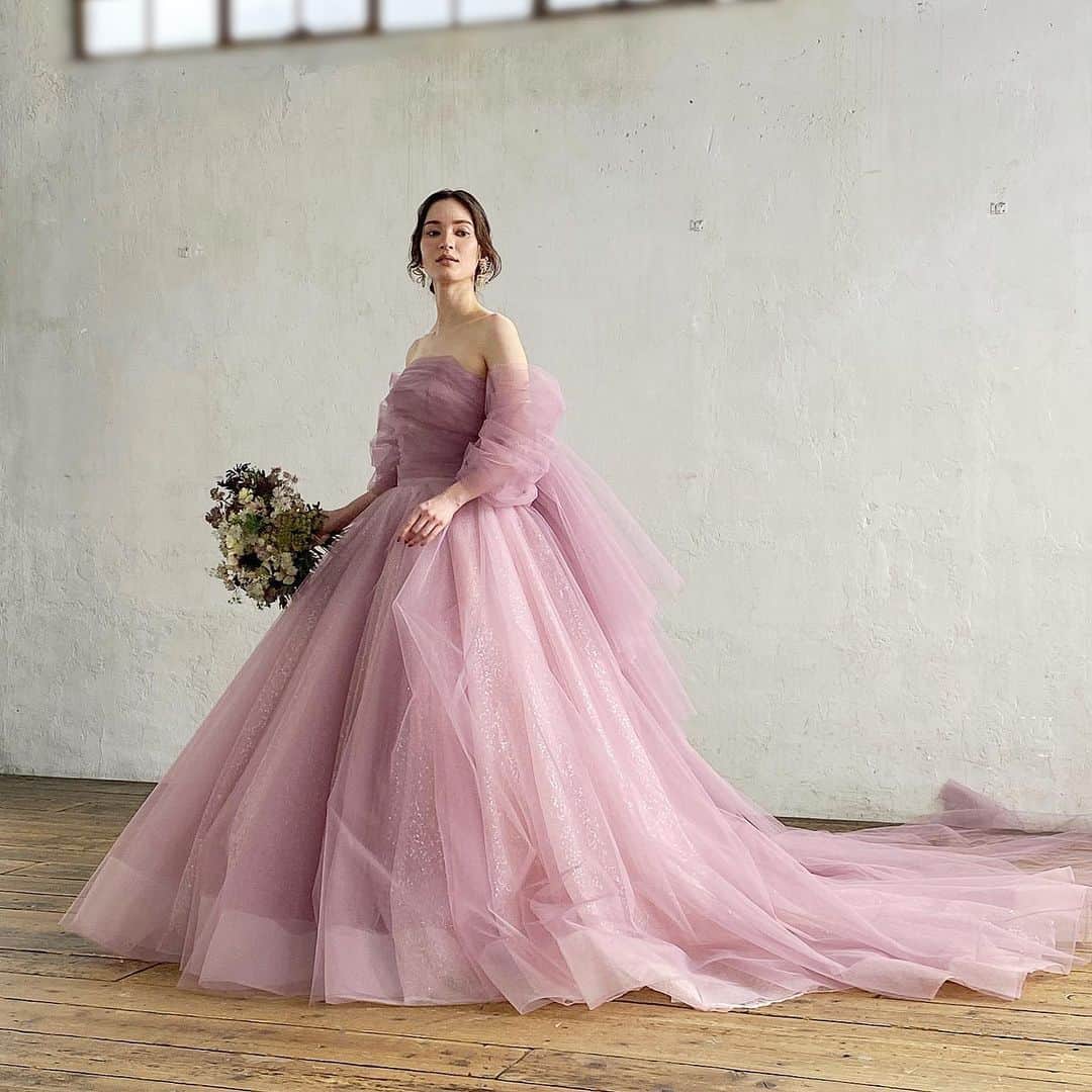 ウエディングドレス ハツコエンドウ ステラ風 まる】YNS WEDDING