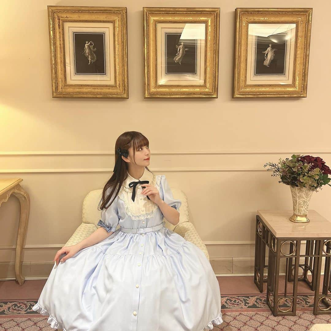 深澤翠さんのインスタグラム写真 - (深澤翠Instagram)「友人とビュッフェへ♡  ベルトをそっと緩めたくらい たくさんいただきました🐖  #lolitafasion」6月7日 17時20分 - midorifukasawa