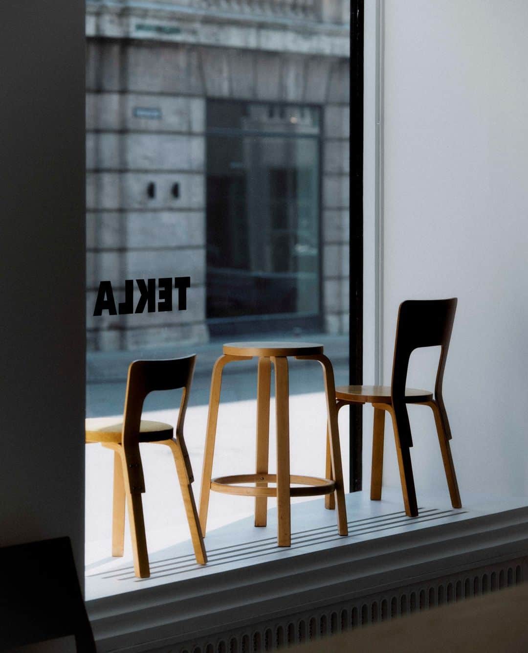 Artekのインスタグラム：「3 Days of Design is starting in Copenhagen and we are proud to announce our partnership with @teklafabrics with an installation of @artek2ndcycle pieces, as well as our recently launched edition Stool 60 Kontrasti. ⁠ ⁠ The installation will be on display from 7-17 June 2023 at Tekla Copenhagen, Vognmagergade 7. Make sure to stop by if you are in town.」