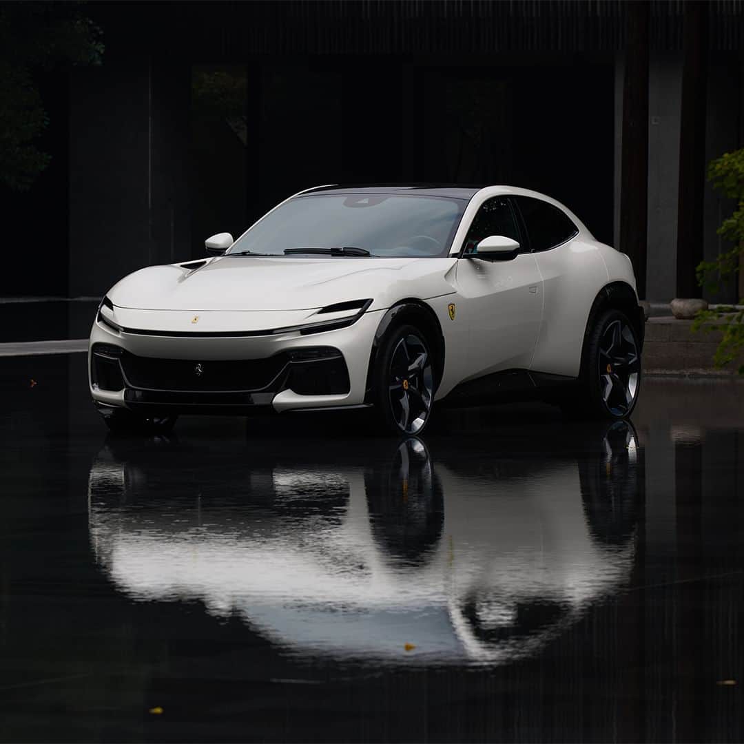 Ferrari APACのインスタグラム：「Rippling with sophistication, the #FerrariPurosangue is a seamless blend of delicate proportions and understated volumes.  #UnlikeAnyOther #Ferrari #FerrariAPAC」