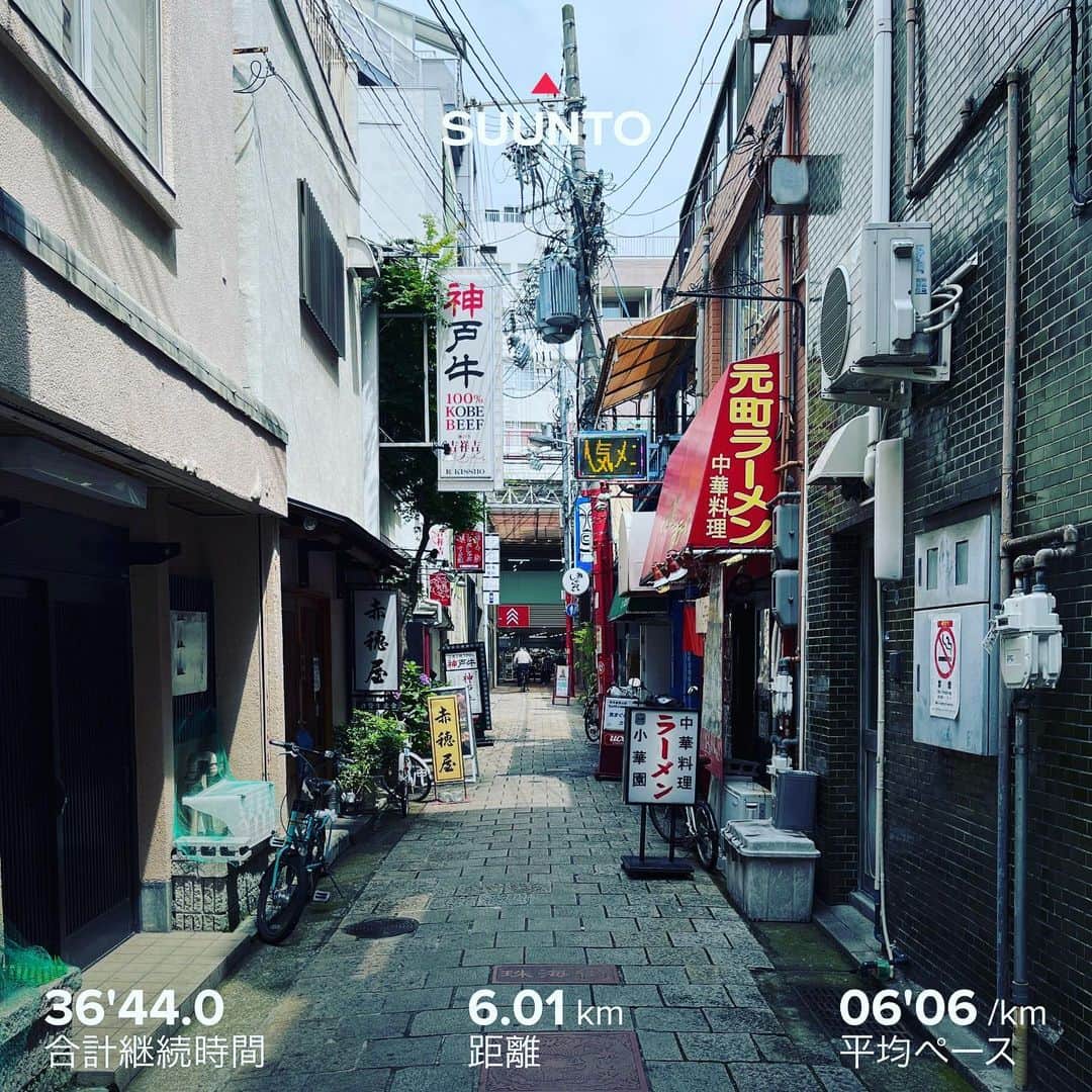 柴田聡のインスタグラム：「元町RUN♪ #神戸滞在 #最終日 #二日酔い #打ち勝ち #元町 #南京町 #中華街 #メリケンパーク #横浜の景色 #シンクロ #ハシリマスタグラム」