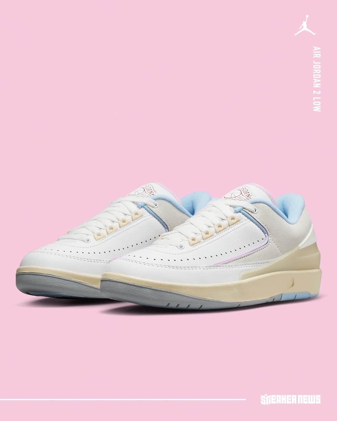 Sneaker Newsさんのインスタグラム写真 - (Sneaker NewsInstagram)「Official images of the Air Jordan 2 Low "Look Up In The Air" have surfaced! These are set to release on June 22nd. Hit the link in our bio to learn more!」6月8日 5時30分 - sneakernews