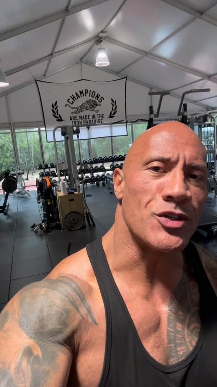 ドウェイン・ジョンソンのインスタグラム