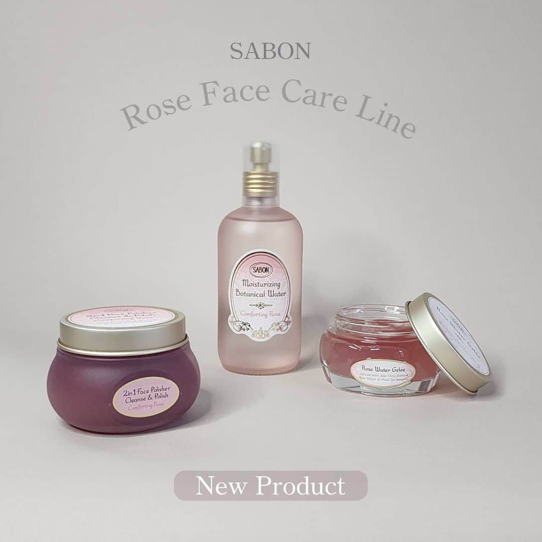 Fruit Gatheringさんのインスタグラム写真 - (Fruit GatheringInstagram)「. SABON『Rose Face Care Line』にNew Productが登場♡ ローズ フェイスケアで美しい肌を手に入れて。   SABON ◆フェイスポリッシャー コンフォーティング・ローズ 125ｍL ￥4,950(税込) とろけるようなしっとりとした感触のジェルで、やさしく磨き上げるスクラブ洗顔料。 洗顔と角質ケアを同時に叶える、2in1「フェイスポリッシャー」です。   ◆ボタニカルウォーター コンフォーティング・ローズ 230ｍL ￥3,960(税込) 心と肌を潤し整える 〝ローズの生命〟が息づくバランシングミスト ローズの花びらからこぼれる朝霧のように繊細でやわらかく広がる微粒子ミストが、肌のすみずみまで潤いを届け、みずみずしくふっくらと柔らかな素肌に保ちます   ◆ローズ ウォータージュレ 80mL ￥12,100(税込) みずみずしく輝くような肌へ。弾むようなハリを与える保湿ジェル。 ミネラル豊富な死海の塩(*1)や、オーガニックアロエベラ(*2)を配合。のびのよい、とろけるジェリーのようなテクスチャーで、乾燥しやすい肌をみずみずしい潤いで包み込み、朝霧を浴びたフレッシュなローズの花びらのようにつややかな質感に整えます。   (*1)海塩（整肌） (*2)アロエベラ葉汁 ・・・・・・・・・・・・・・・・・・・・ #fruitgathering #フルーツギャザリング #コスメ好きさんと繋がりたい #コスメ好きな人と繋がりたい #メイク好きさんと繋がりたい #メイク好きな人と繋がりたい #美容 #化粧品 #コスメ好き #コスメ #コスメ部 #コスメ情報 #おすすめコスメ #新作コスメ #スキンケア #ご褒美コスメ #保湿ケア #美肌 #美肌ケア #うるおい #SABON #サボン #ローズ #Rose」6月7日 20時30分 - fruitgathering.jp