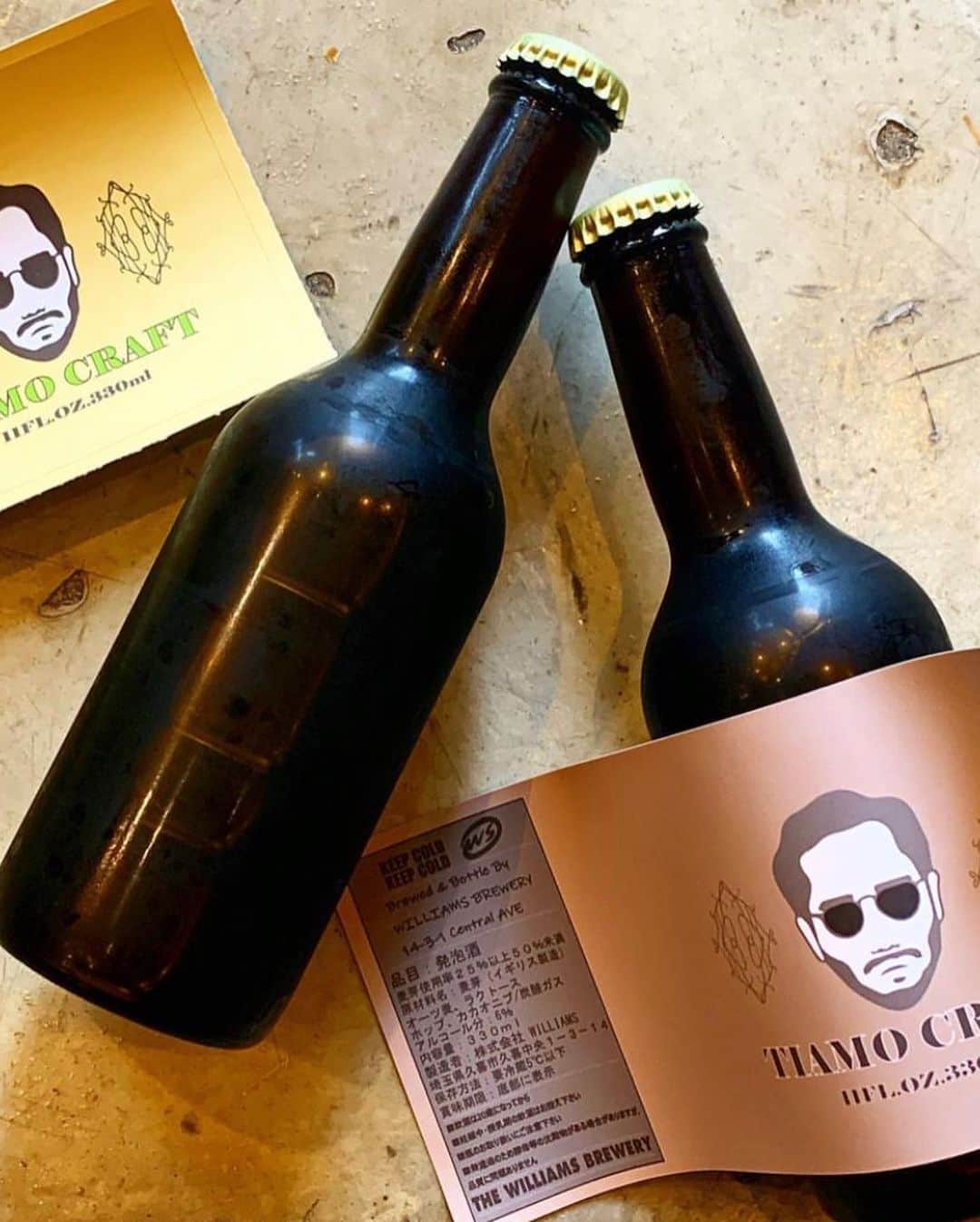福島雄介さんのインスタグラム写真 - (福島雄介Instagram)「. . "TIAMO CRAFT" How about an original craft beer? I made... . . ビール、作ってみました。 . . #bespoke #beer #craft #craftbeer #order #williamsburg #sake #alcohol #ビール #クラフトビール #梨 #黒 #黒ビール」6月7日 21時57分 - yusuke_tiamo_fukushima