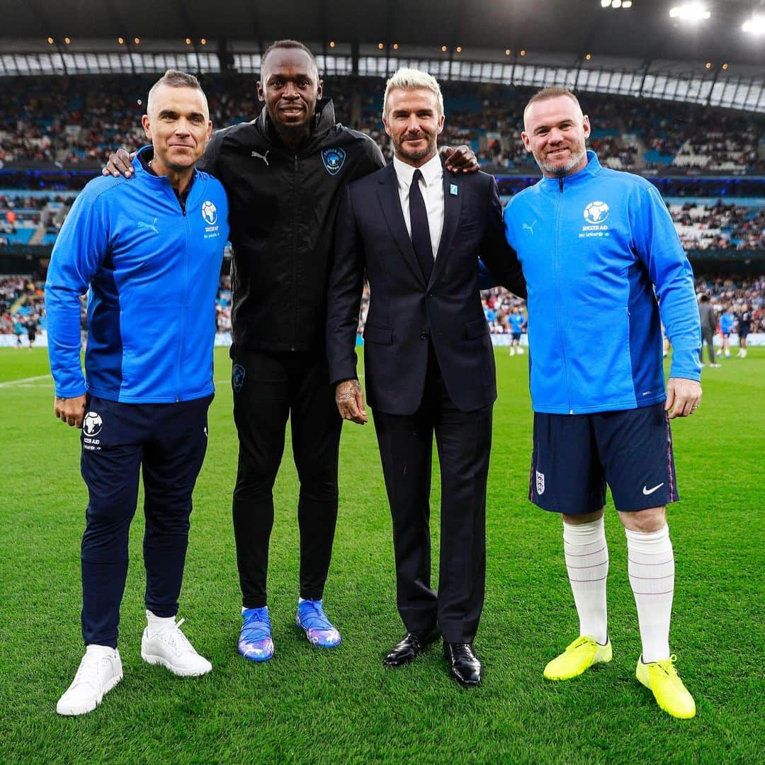 ウェイン・ルーニーのインスタグラム：「@socceraid takes place at Old Trafford this Sunday 11th June. Always an unbelievable event. Last few tickets remaining, get yours now and help an amazing cause @unicef_uk. ⚽️💙 #SoccerAid」