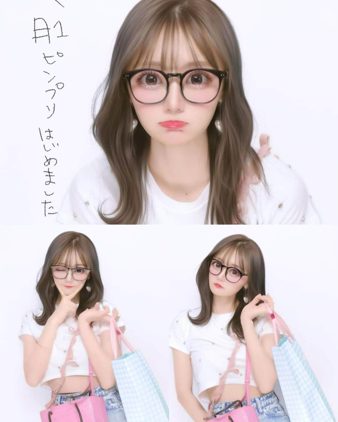 石綿日向子のインスタグラム：「🐩  プリのモデル2回もやってたんだからねっどや  お仕事でプリ撮る機会があって また会員になったから 勿体無くてピンプリ撮った🎀 イタイって言わないでください♡☺️  #プリント倶楽部 #プリクラ #プリ #プリクラ落書き」