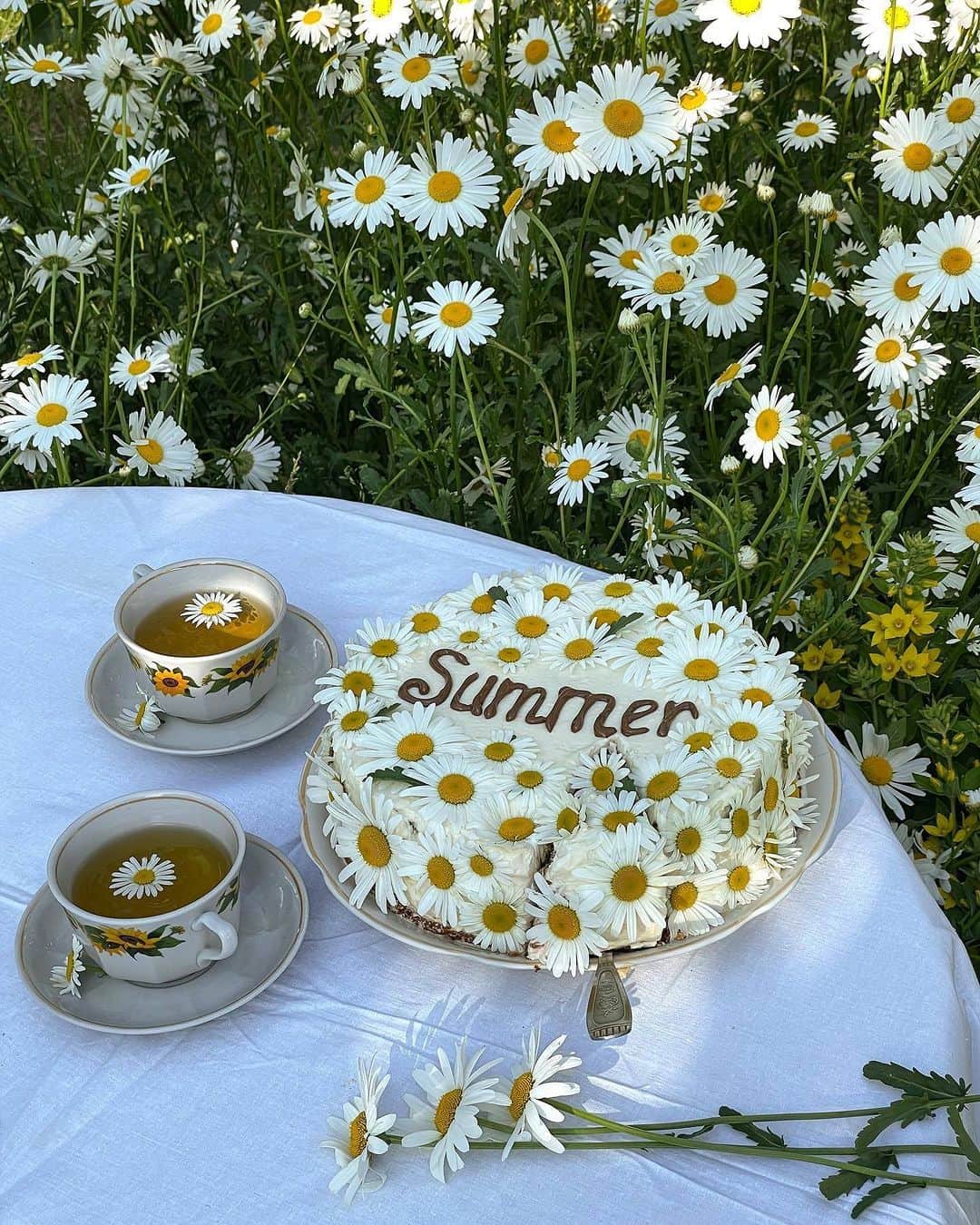 SHEINさんのインスタグラム写真 - (SHEINInstagram)「The recipe for a sweet summer calls for one cup of flour and a whole lot of flower 🎂🌼😉 @katerynache  #SHEINinspo」6月7日 23時00分 - sheinofficial