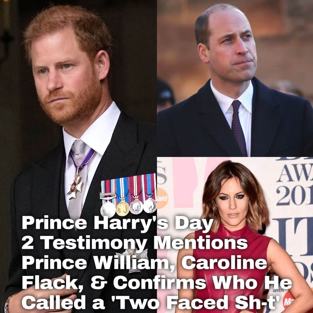 Just Jaredさんのインスタグラム写真 - (Just JaredInstagram)「Prince Harry dropped some major bombshells in day 2 of his trial testimony including a few mentions of his brother, confirmation of who he called a "two faced sh*t," a story about what happened when he met up with the late Caroline Flack that made him "livid" and caused him to cut off contact with a good friend, and so much more. Tap this photo at the LINK IN BIO for every detail. #PrinceHarry #CarolineFlack #PrinceWilliam Photo: Getty」6月7日 23時48分 - justjared