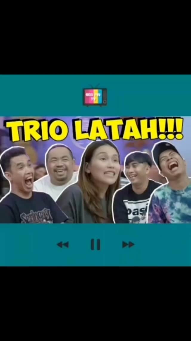 のインスタグラム：「Pecah...pecah...pecah!!! 😂  Qissyou TV hari ini pecaaaah! 🤣 Ngakak banget kedatengan Trio Latah, bikin heboh satu studio. @ayutingting92 gak berenti ngakak...  Dari awal sampe akhir isinya ngakak semua 😂  Pokoknya wajib nonton full videonya sampe habis...  Langsung nonton full videonya aja yuk di channel youtube Qissyou TV 😘」