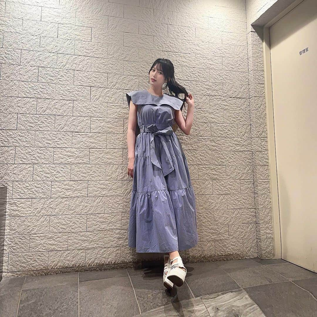 東原優希さんのインスタグラム写真 - (東原優希Instagram)「︎︎︎︎︎☺︎ きょうのゆきち、もう真夏女ー！！ ワンピースかわいーでしょーー！ お姫様ワンピってよんでる、 お姫様みたいってゆってー！！ あ、今日暑すぎて溶けるかとおもったよ、 ことしも焼けないようにがんばるかー(´･_･｀) ⁡ #ゆきちコーデ」6月7日 23時55分 - ywkiywki108