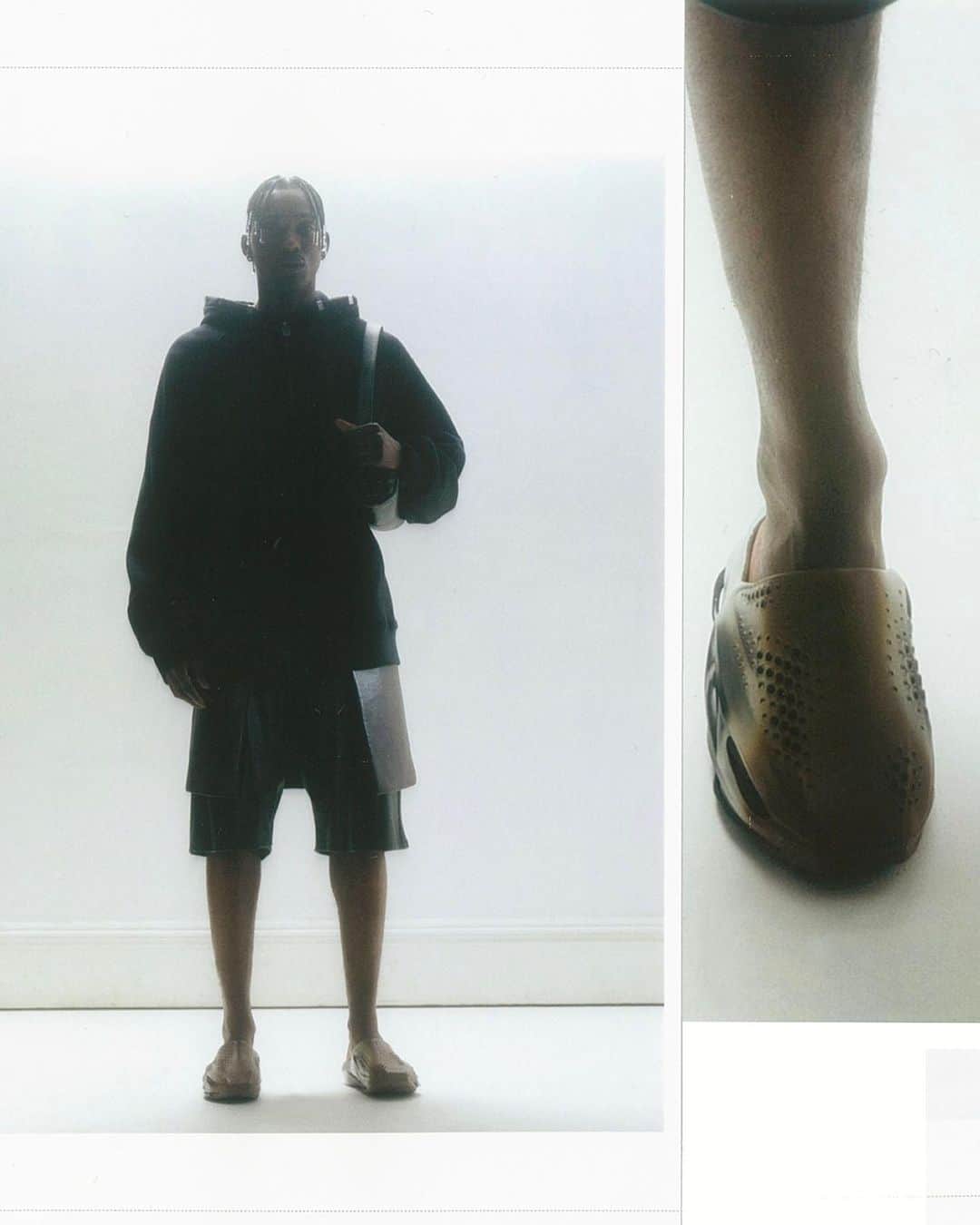 Nike Sportswearさんのインスタグラム写真 - (Nike SportswearInstagram)「The MMW Slide 005 in volt and dark khaki.   Gym to street looks by @aikamoshita and @marcasekhame.   Available on SNKRS June 9th.」6月8日 1時00分 - nikesportswear