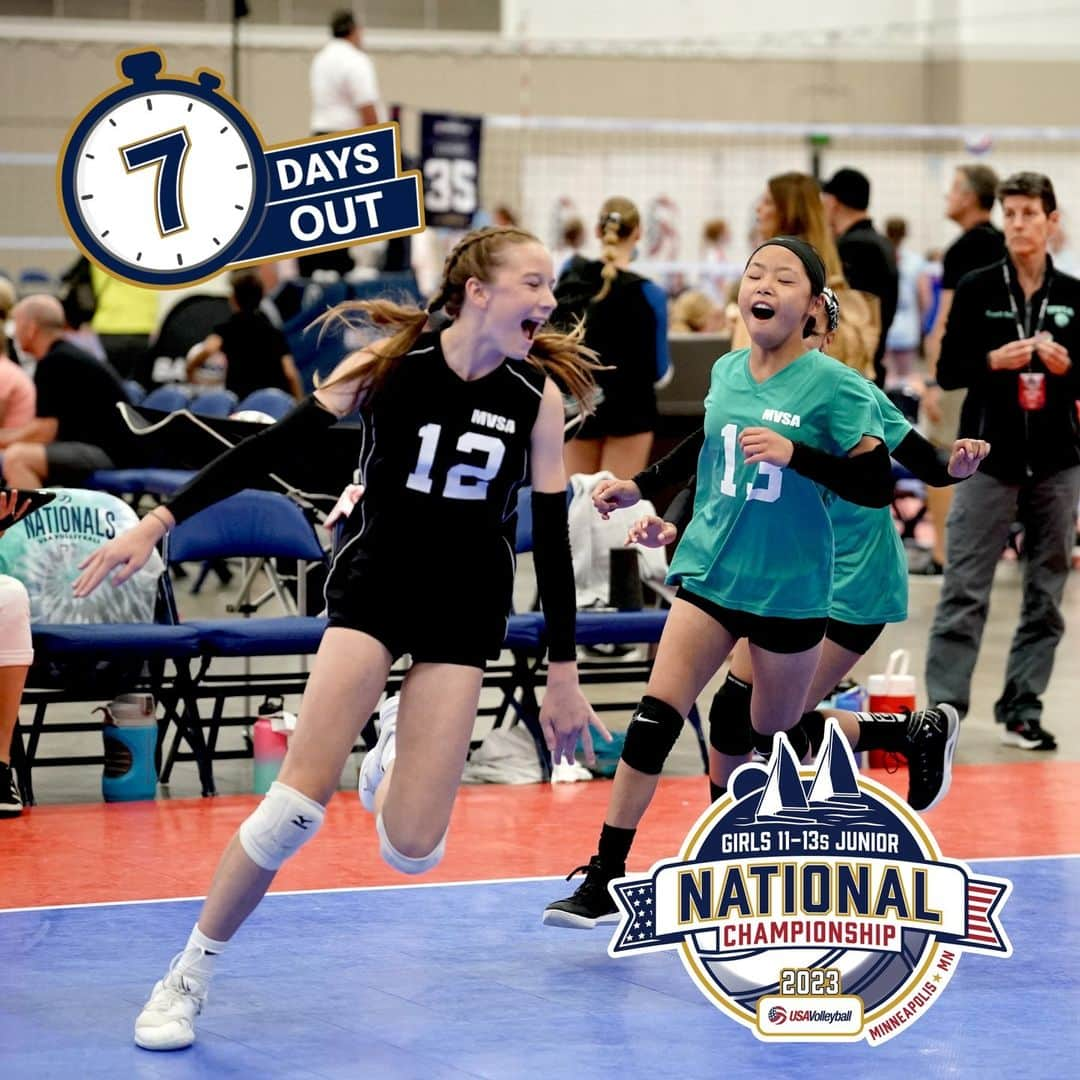 USA Volleyballさんのインスタグラム写真 - (USA VolleyballInstagram)「In one week, the Girls 11-13s Junior National Championship sets sail in Minneapolis! ⛵  #gjnc」6月8日 1時01分 - usavolleyball