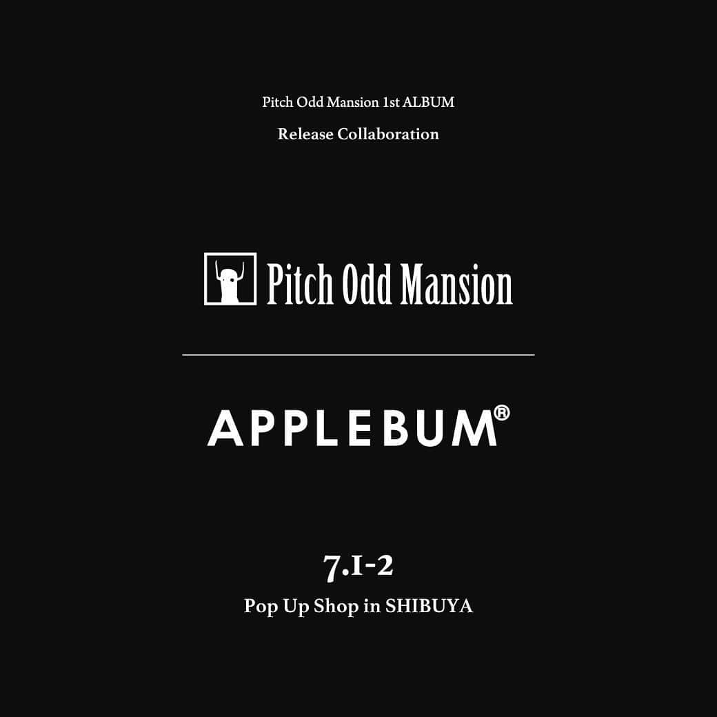 唾奇さんのインスタグラム写真 - (唾奇Instagram)「【1st Album Release】 2023.06.28 Pitch Odd Mansion 1st Album “THE MANSION” Release  その後07.01 ~ 07.02に APPLEBUMとのコラボポップアップショップが渋谷に限定open  #PitchOddMansion #THE_MANSION」6月8日 1時52分 - tubaki_hito