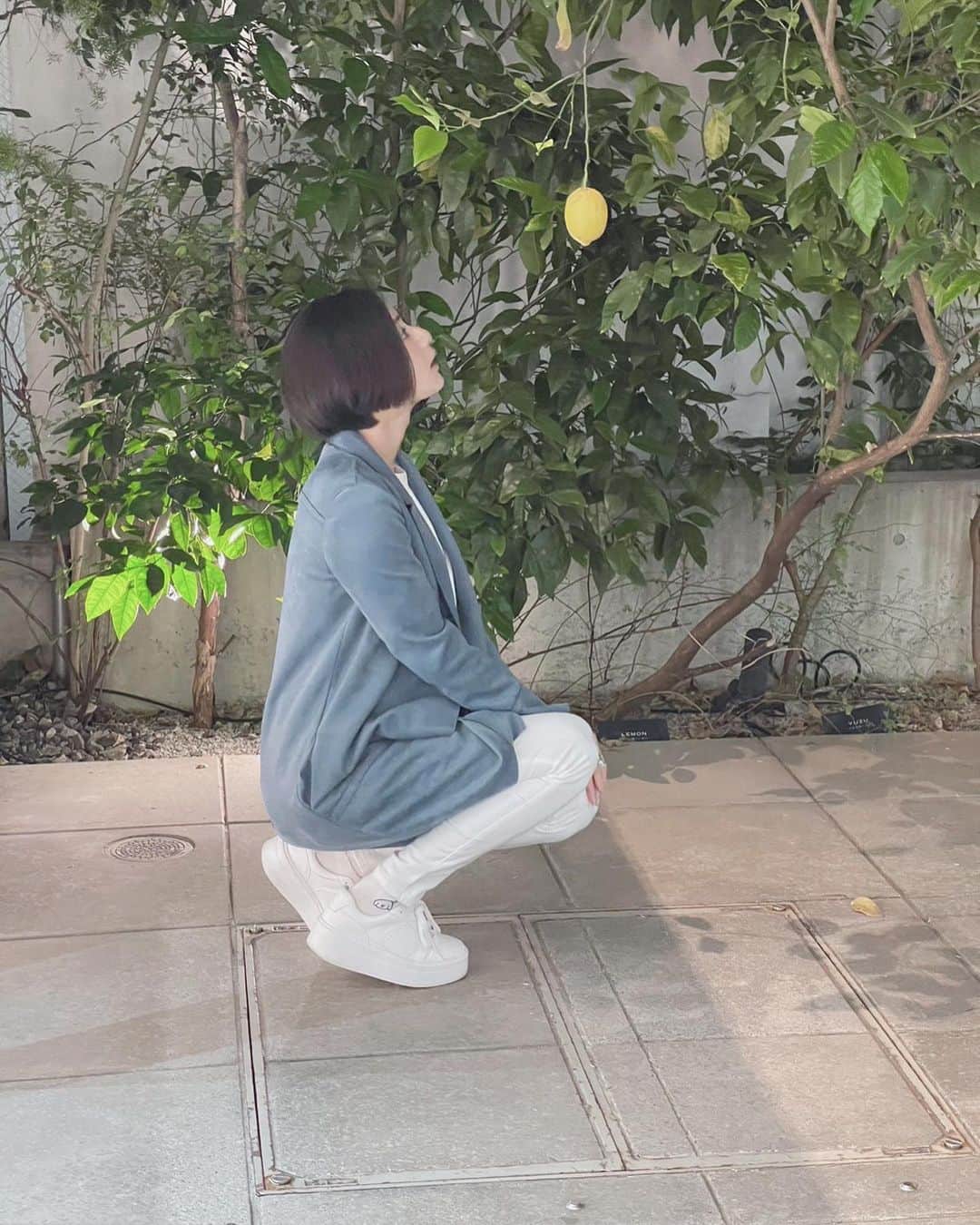 片山萌美のインスタグラム：「🍋  禁断の果実なん？ 🍎🍋  （いや、まじでなんなんだ🫨？）   #moemikatayama  #靴下にぺろち」