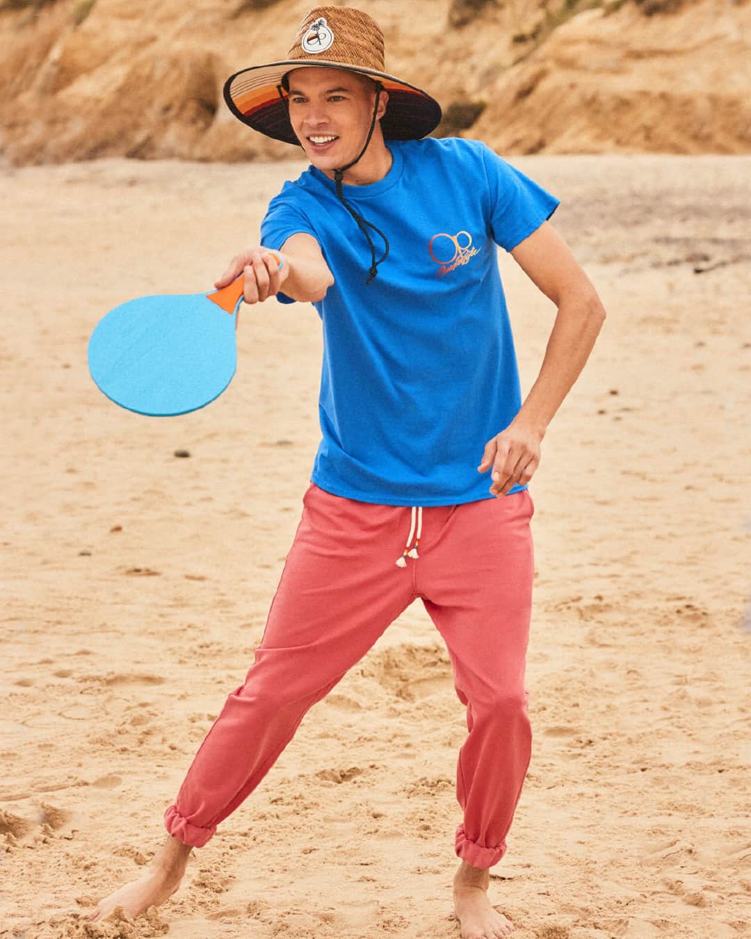 のインスタグラム：「The hat makes the outfit. Check out the OP Straw Lifeguard Sunhat @ Amazon」