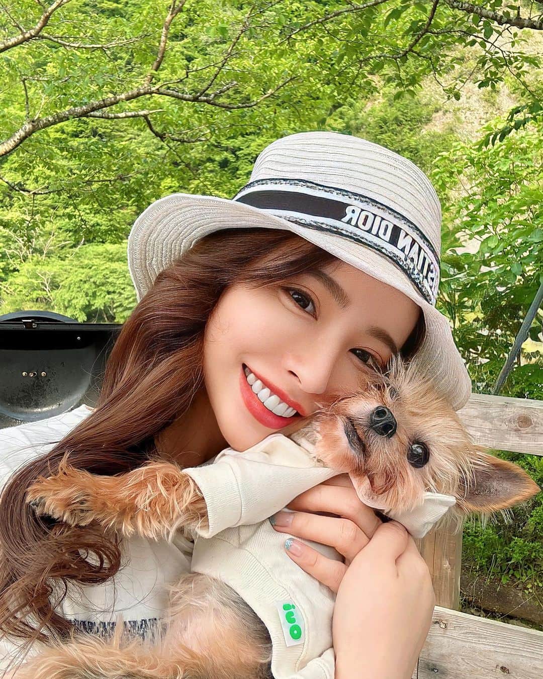 ririのインスタグラム：「好き過ぎて🐶ぎゅー💓ばっかり してしまう😆❣️  愛してるが止まりません🤭💓  この愛💓受け止めてくれ〜🐕‍🦺❗️  #love #dog #yorkie #ヨーキー #ヨークシャテリア」