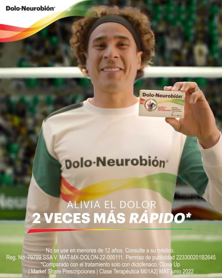 ギジェルモ・オチョアのインスタグラム：「¡Ey! ¿Tienes dolor muscular y de articulaciones? ¿Qué esperas? Alivia el Dolor 2 veces más rápido, yo te lo digo @yosoy8a #Publicidad #DesbloqueTuMejorVersion」