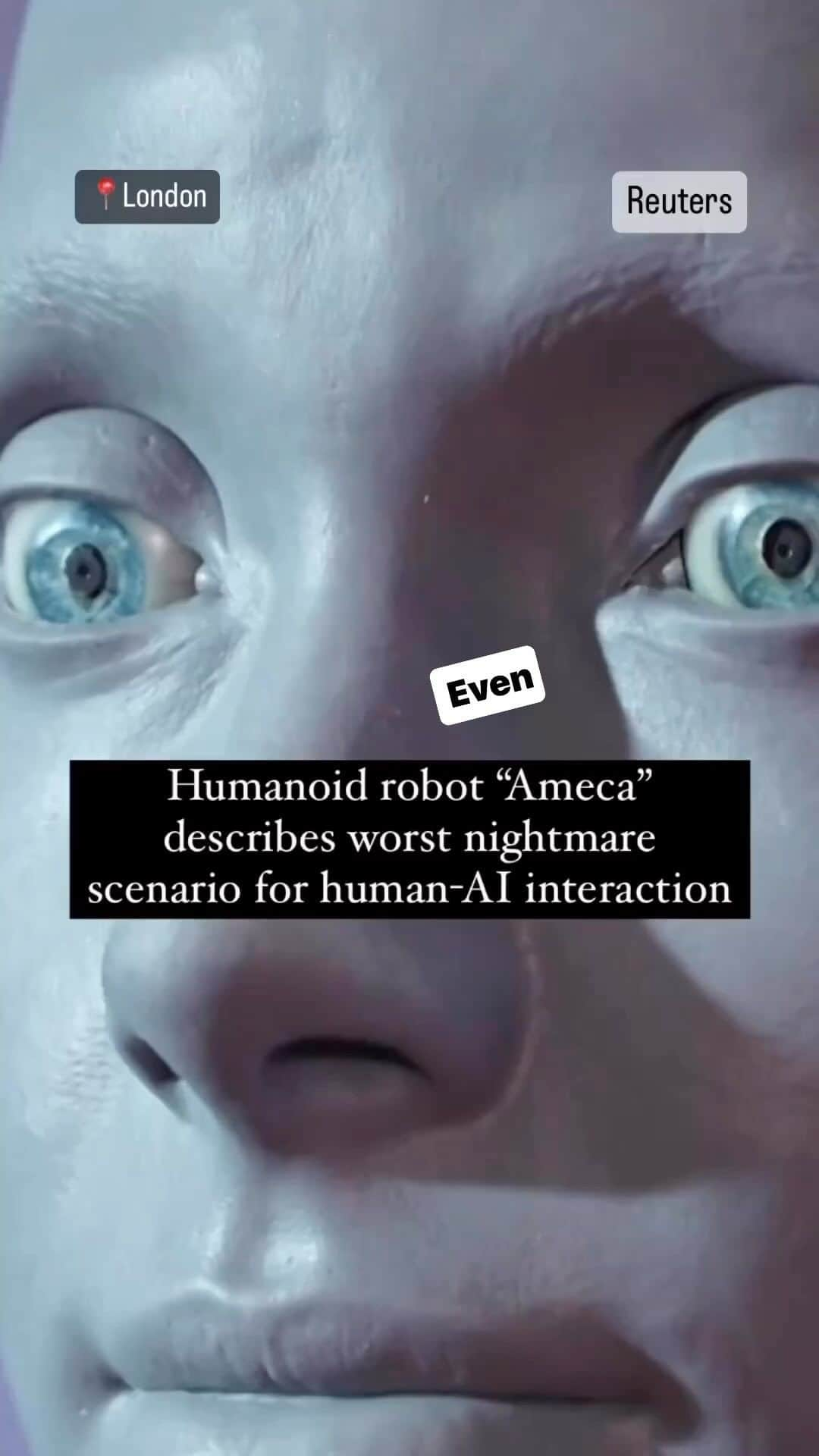 コンスタンス・マリーのインスタグラム：「Yep. Even an AI robot knows what the risks & problems are! This is why we need laws to protect us ! We need regulation so we can maintain balance & HUMANS are protected! #Wisdom #WisdomWednesday #AI  #Repost @cbsnews @cbseveningnews」