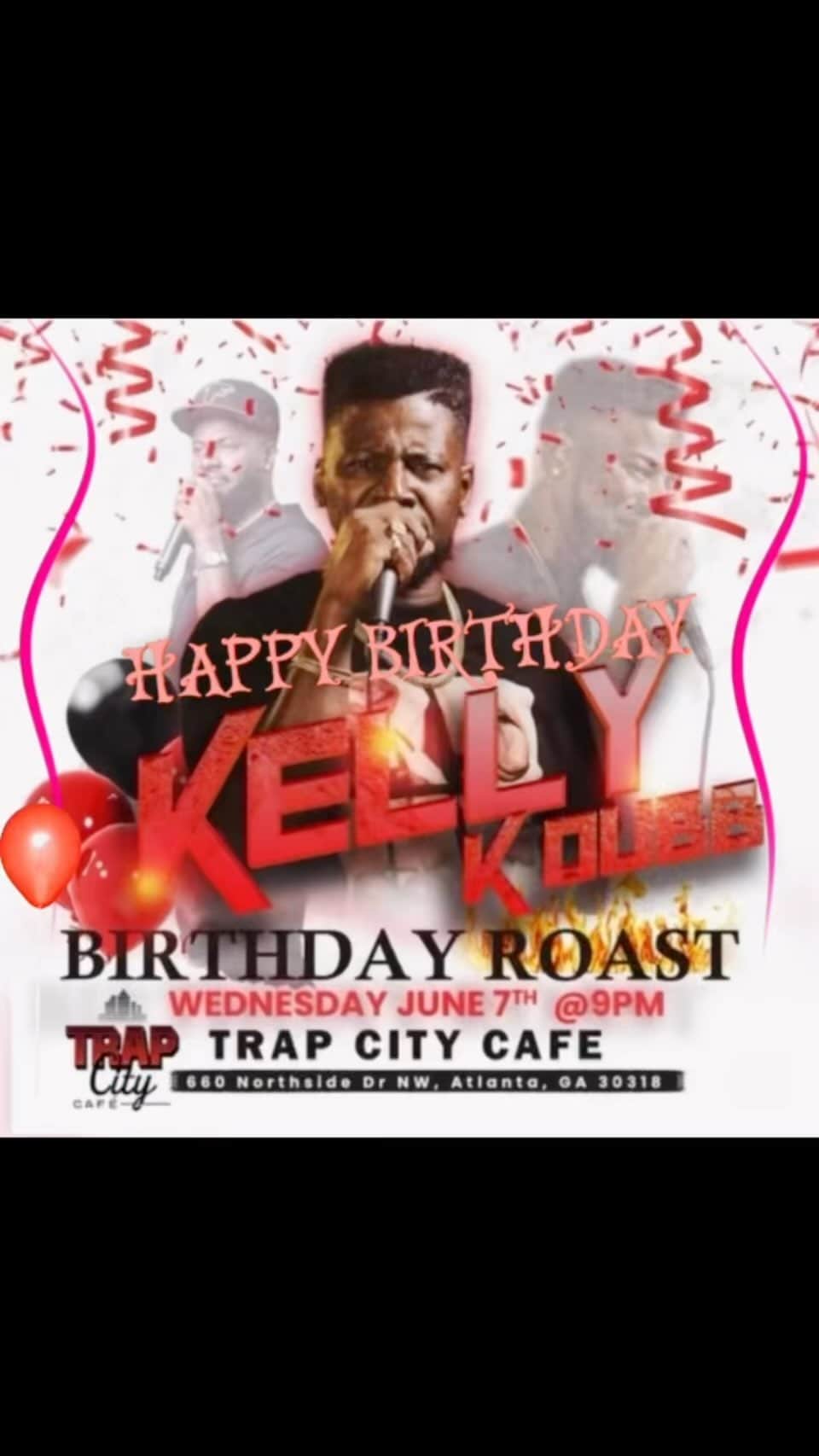 T.I.のインスタグラム：「Pull UP TONIGHT @trapcitycafe to ROAST the Roaster @comediankdubb23 Gon be a vibe...」