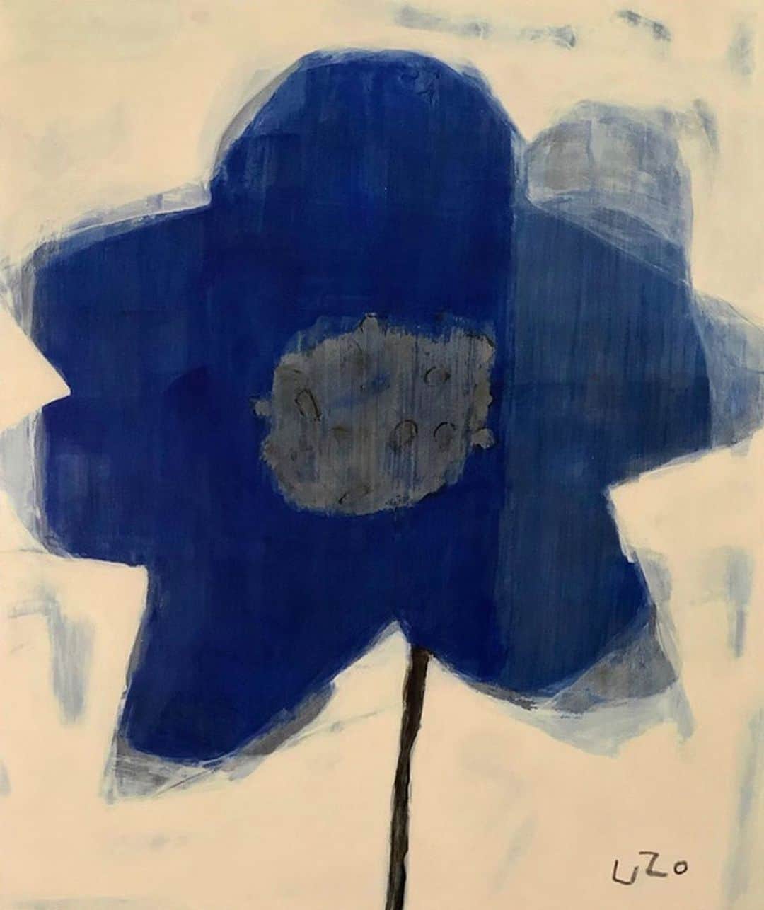 Uzo Hiramatsuのインスタグラム：「2022. #painter #Japan #fukuoka #contemporaryart #painting #drawing #mixedmedia  #flower #flowers」