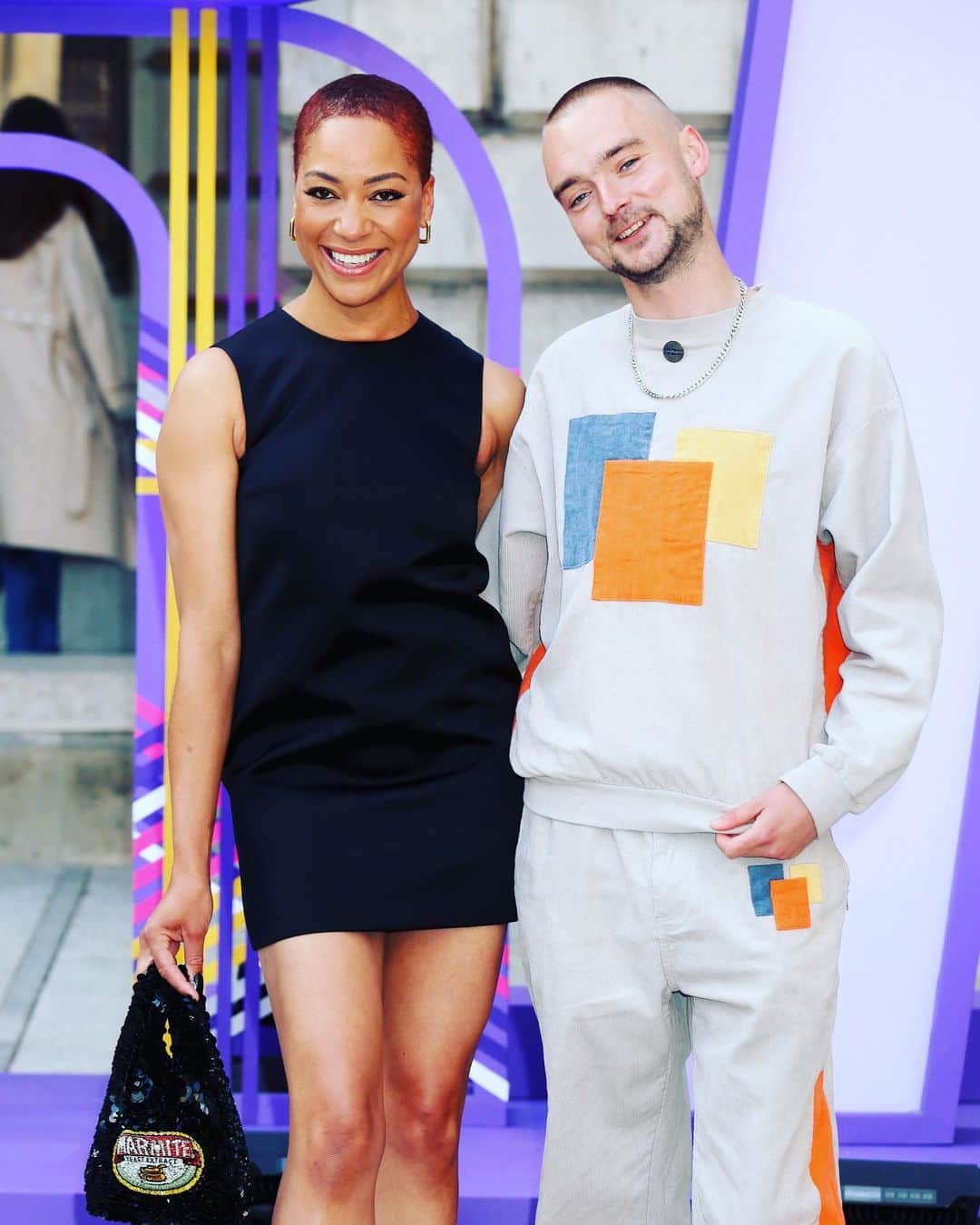 クーシュ・ジャンボのインスタグラム：「My #britschool lil brother from another mother ❤️   @pintymc you’re 🔥 😊」