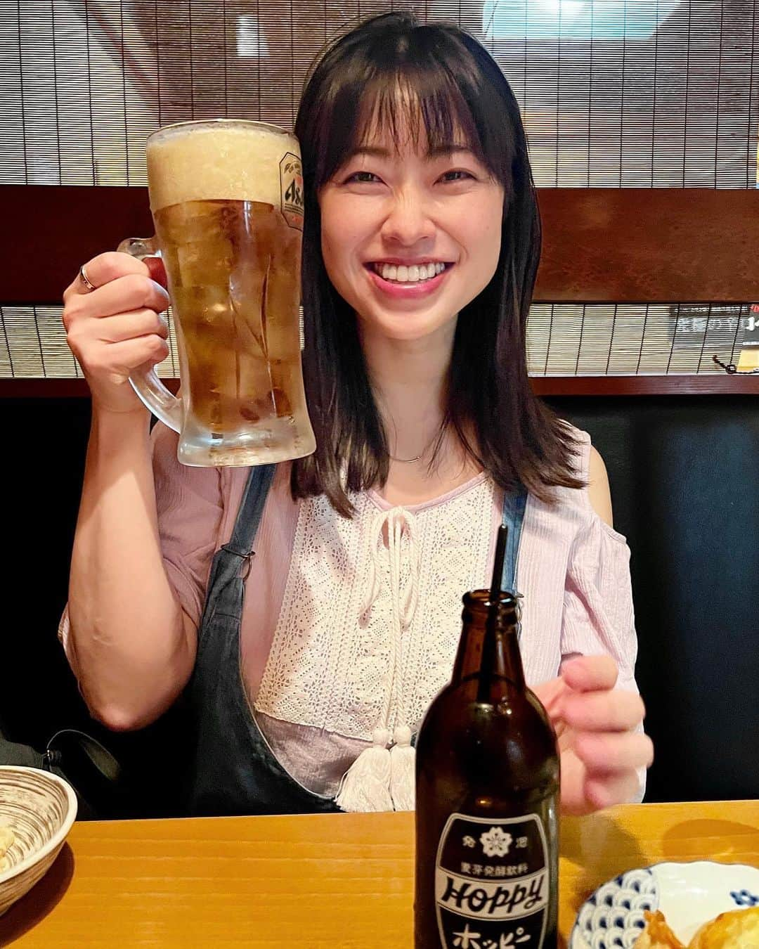 小田飛鳥さんのインスタグラム写真 - (小田飛鳥Instagram)「小顔効果⭐︎🤩 #ホッピー #ハッピー #hoppy #ホッピー黒派 #大ジョッキ #飲兵衛女子 #ホッピーでハッピー #japanesegirl #asiangirl」6月8日 13時31分 - asuka_oda_0320