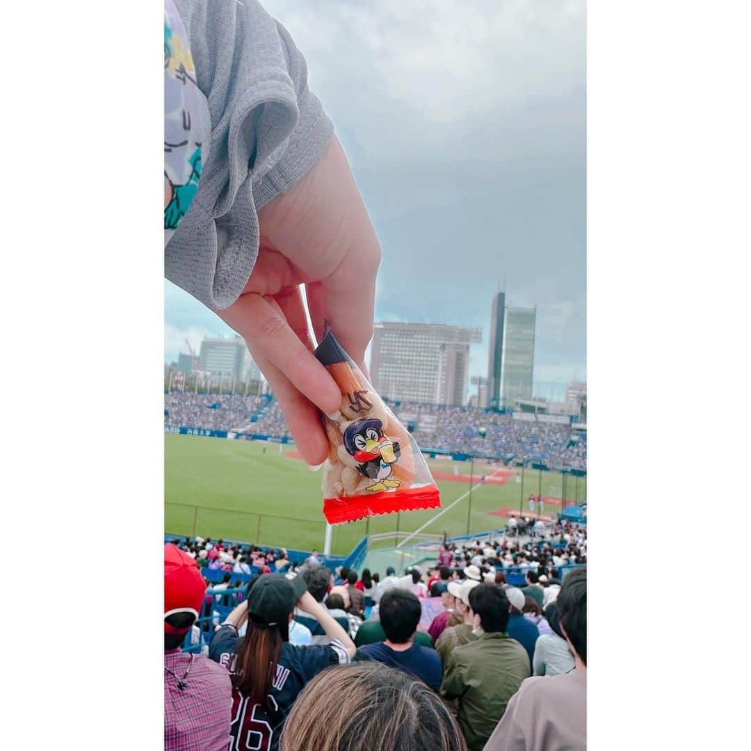 堀場美希さんのインスタグラム写真 - (堀場美希Instagram)「野球観てきたよ〜！ 楽しかった〜！！☺️⚾️  #神宮球場 #東京ヤクルトスワローズ  #ヤクルトスワローズ #Yakult #東北楽天ゴールデンイーグルス  #楽天イーグルス #セパ交流戦」6月8日 13時29分 - miki_horiba212