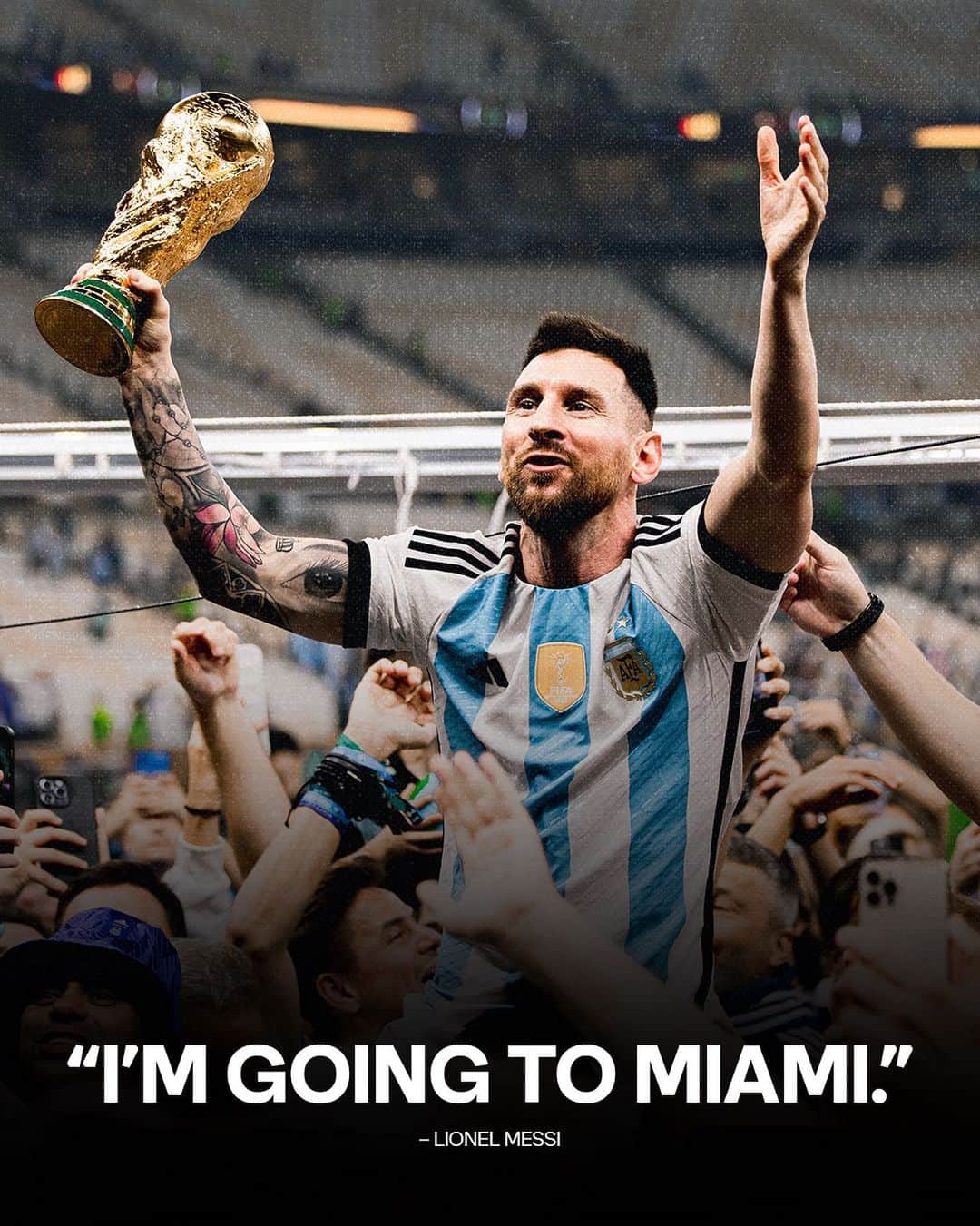 Major League Soccerのインスタグラム：「The 🐐 is coming. Millions of MLS fans all over the world welcome you, Leo.   Follow along for more. 👀」