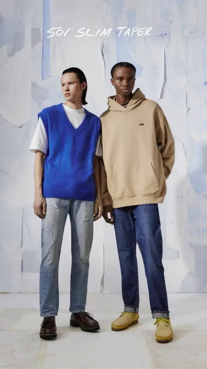 Levi’sのインスタグラム：「Original. Cropped. Slim Taper. ’54. ’93. This is the 501® family—a range of jeans inspired by the one that started it all, and designed to be worn the way you want.   Hit the link in bio to shop #150YearsOf501」