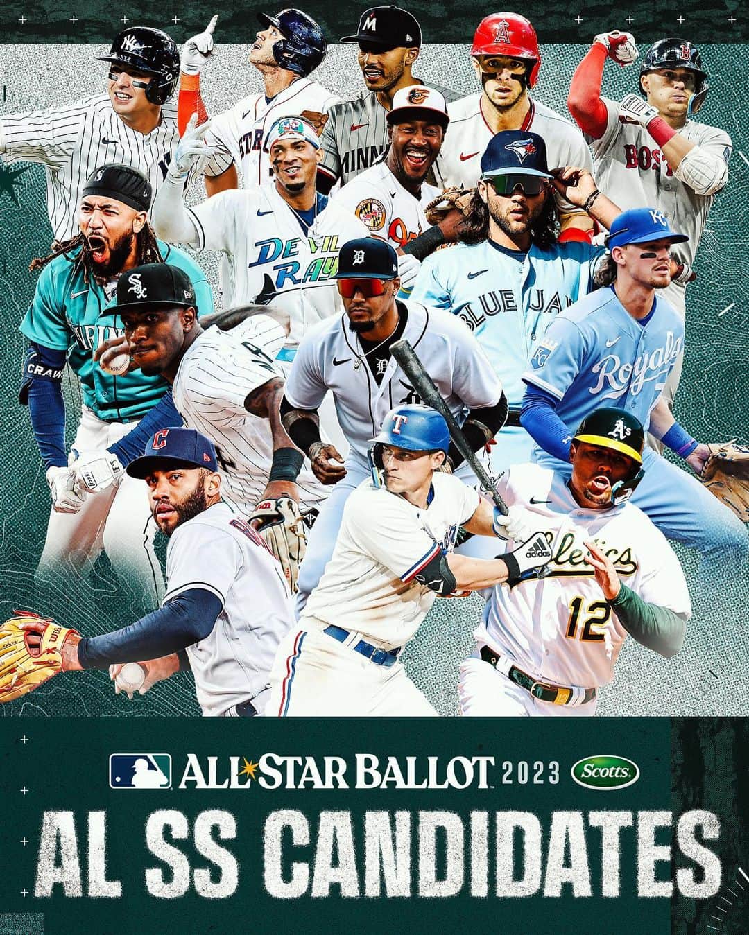MLBさんのインスタグラム写真 - (MLBInstagram)「There's no shortage of stars at the shortstop position.  Click the link in our bio to send your favorites to Seattle!」6月8日 6時37分 - mlb