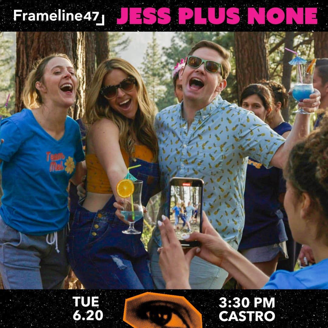 のインスタグラム：「Join the cast and crew in San Francisco June 20th at 3:30pm for the North American Premiere of @jessplusnone !!  The film is part of the @framelinefest and will be screening at the iconic @the_castro_theatre  Can’t wait to see you there!  Link to tixs in bio.  PS: best cast and crew ever❤️」