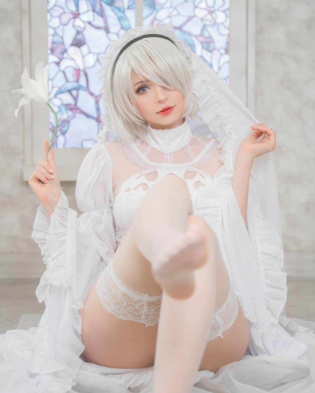 ソフィーさんのインスタグラム写真 - (ソフィーInstagram)「Are you going to marry 2B?   #2b #2bcosplay」6月8日 15時01分 - peachmilky_