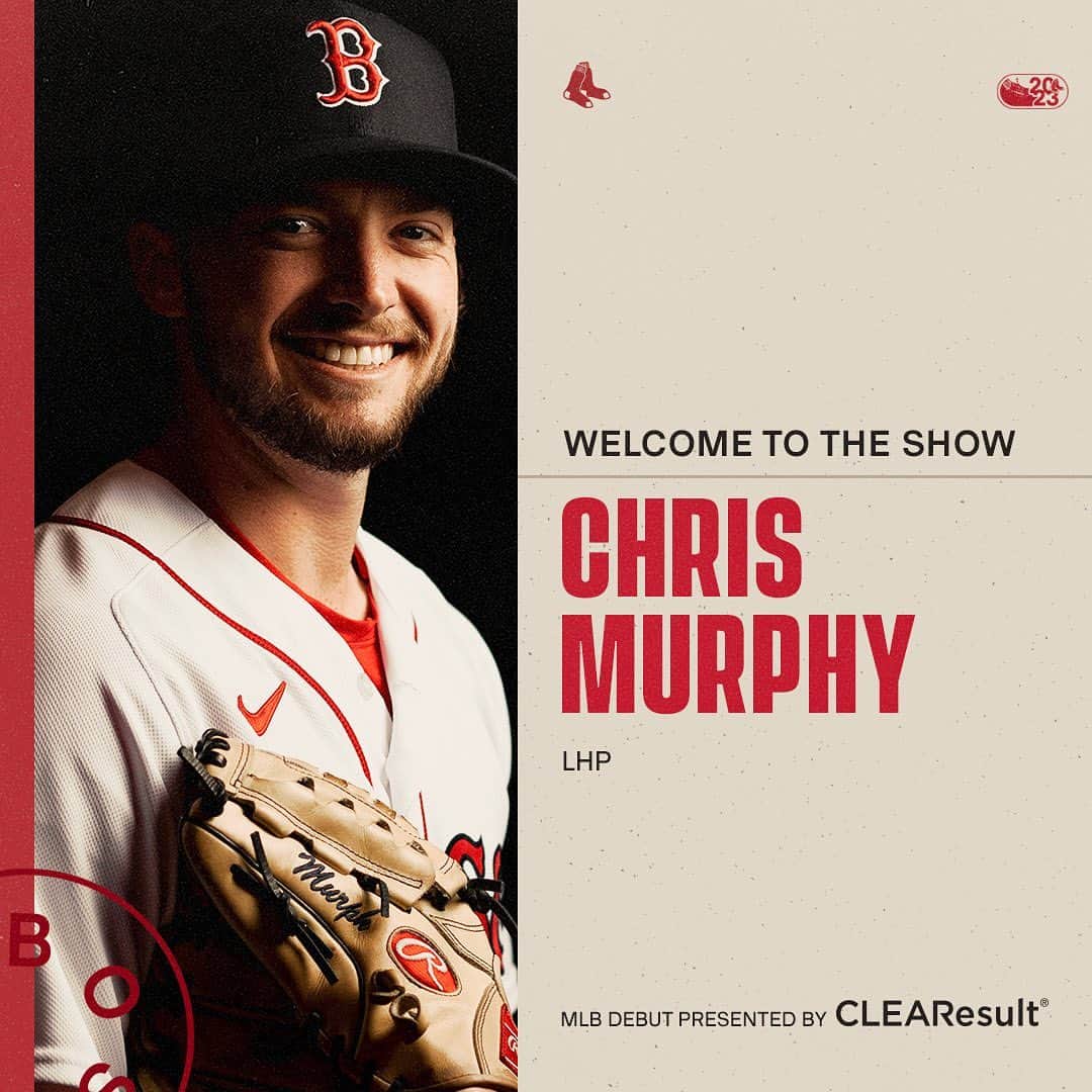 ボストン・レッドソックスのインスタグラム：「Welcome to The Show, Chris Murphy!」