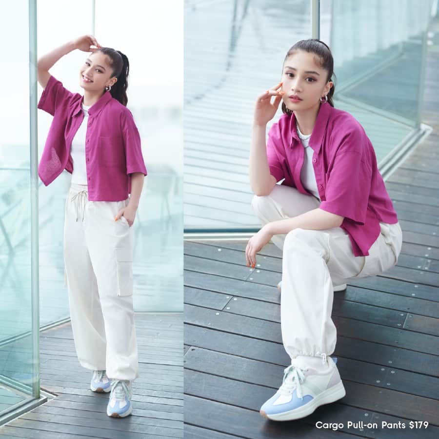 GU Hong Kongさんのインスタグラム写真 - (GU Hong KongInstagram)「【日本人氣女團《FAKY》✨親身著用】緊貼今夏熱潮🔥，以GU大熱Pull-on Pants輕鬆轉換你嘅穿搭風格！今次仲搵咗日本女團FAKY合作，一班充滿活力嘅團員遂一示範以街頭風Cargo Pull-on Pants，同埋休閒風Rib Pull-on Pants穿出日常外出造型，立即參考佢地嘅穿搭靈感，穿出令人注目嘅夏日穿搭！ - Cargo Pull-on Pants $179 Rib Pull-on Pants $179 - ✨ GU網絡旗艦店現已開幕！ 📲 即下載GU手機應用程式隨時隨地享受東京時尚樂趣！ - #GUHongKong #YourFreedom #GUStyle #GUPullonPants #FAKY #Fashion」6月8日 13時00分 - gu.hongkong