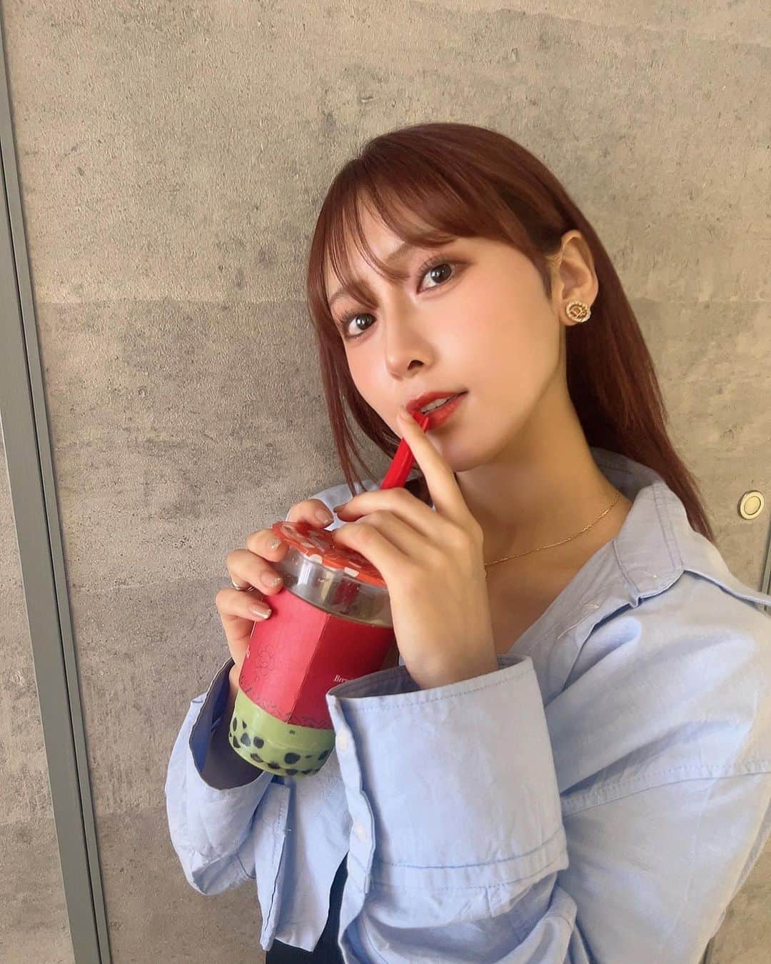 明石奈津子さんのインスタグラム写真 - (明石奈津子Instagram)「* たぴたぴ🧋❤️」6月8日 13時03分 - nattu_official