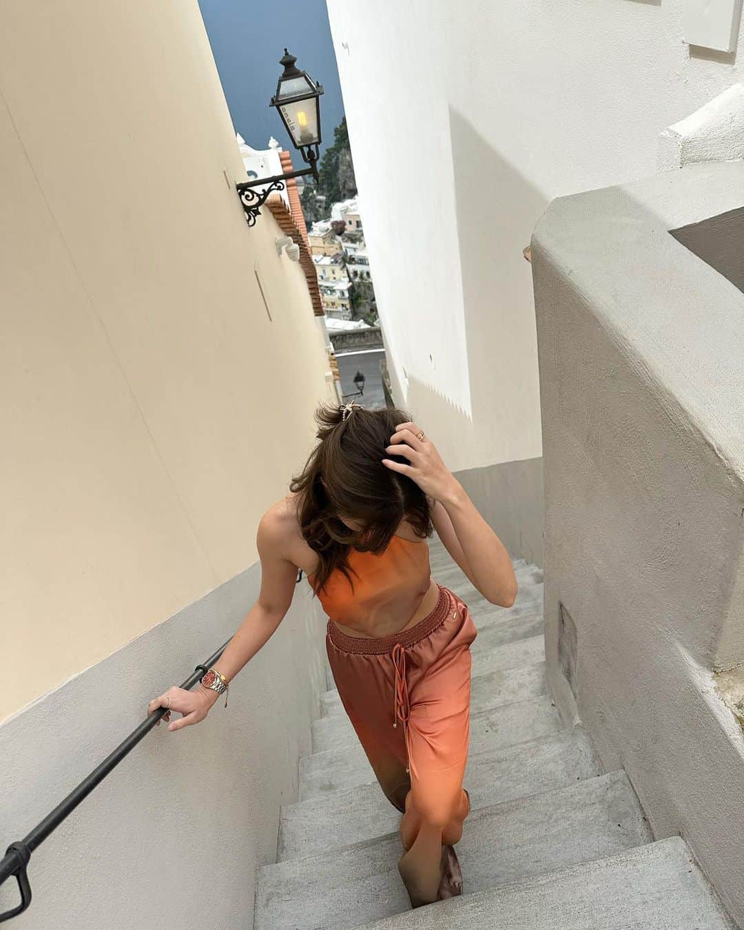 Supassaraさんのインスタグラム写真 - (SupassaraInstagram)「🚤A charming orange outfit from @canitt_official in Italy.🧡」6月8日 13時20分 - supassra_sp