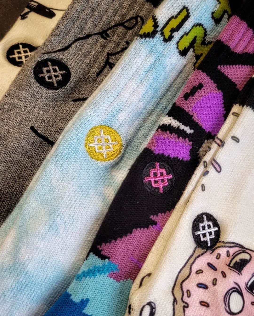 Stanceのインスタグラム：「Lined up. 🧦⏭️  What’s a collab or design we’ve done you liked or think we should do? 🤨  #stancesocks #stitcheddifferent  📷 @titusoutletmuenster」