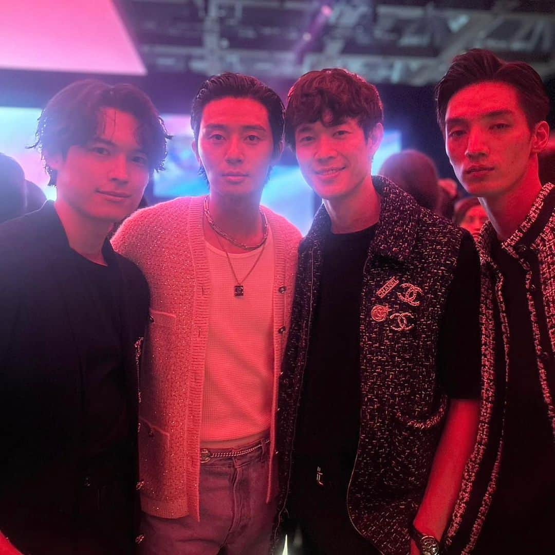 清水尋也のインスタグラム：「❣️❣️❣️  @chanelofficial」