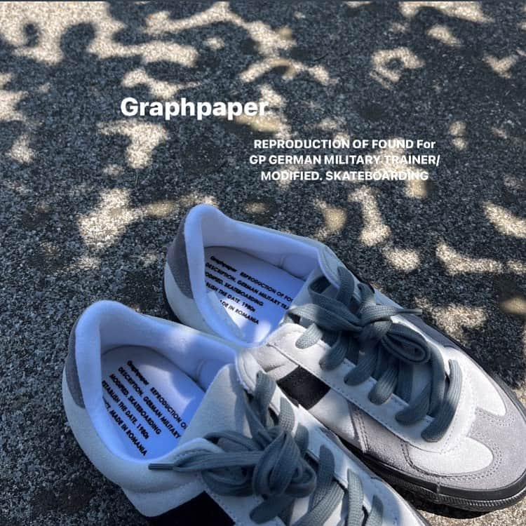 【ANN DE ARKさんのインスタグラム写真 - (【ANN DE ARKInstagram)「⁡-Graphpaper-  REPRODUCTION OF FOUND For GP GERMAN MILITARY TRAINER/ MODIFIED. SKATEBOARDING ￥31,900（税込）  ジャーマントレーナーにスケートシューズの要素を加えたREPRODUCTION OF FOUNDとのコラボレーションスニーカー。 ⁡ 詳しくはオフィシャルサイト【ARKnets】にて。 ■商品や通信販売に関しまして ご不明な点がございましたらお気軽にお問い合わせください。 ----------------------------------- オフィシャルサイトの在庫と店頭在庫は共有しております。 商品に関しましては、お気軽にコメントや店舗までお問い合わせください。 ⬇︎⬇︎⬇︎ @ann_de_ark  @arknets_official ⁡ #fashion #栃木 #宇都宮 #ショップ #セレクトショップ　#arknets #anndeark #graphpaper #reproductionoffound  ⁡ -----------------------------------」6月8日 16時19分 - ann_de_ark